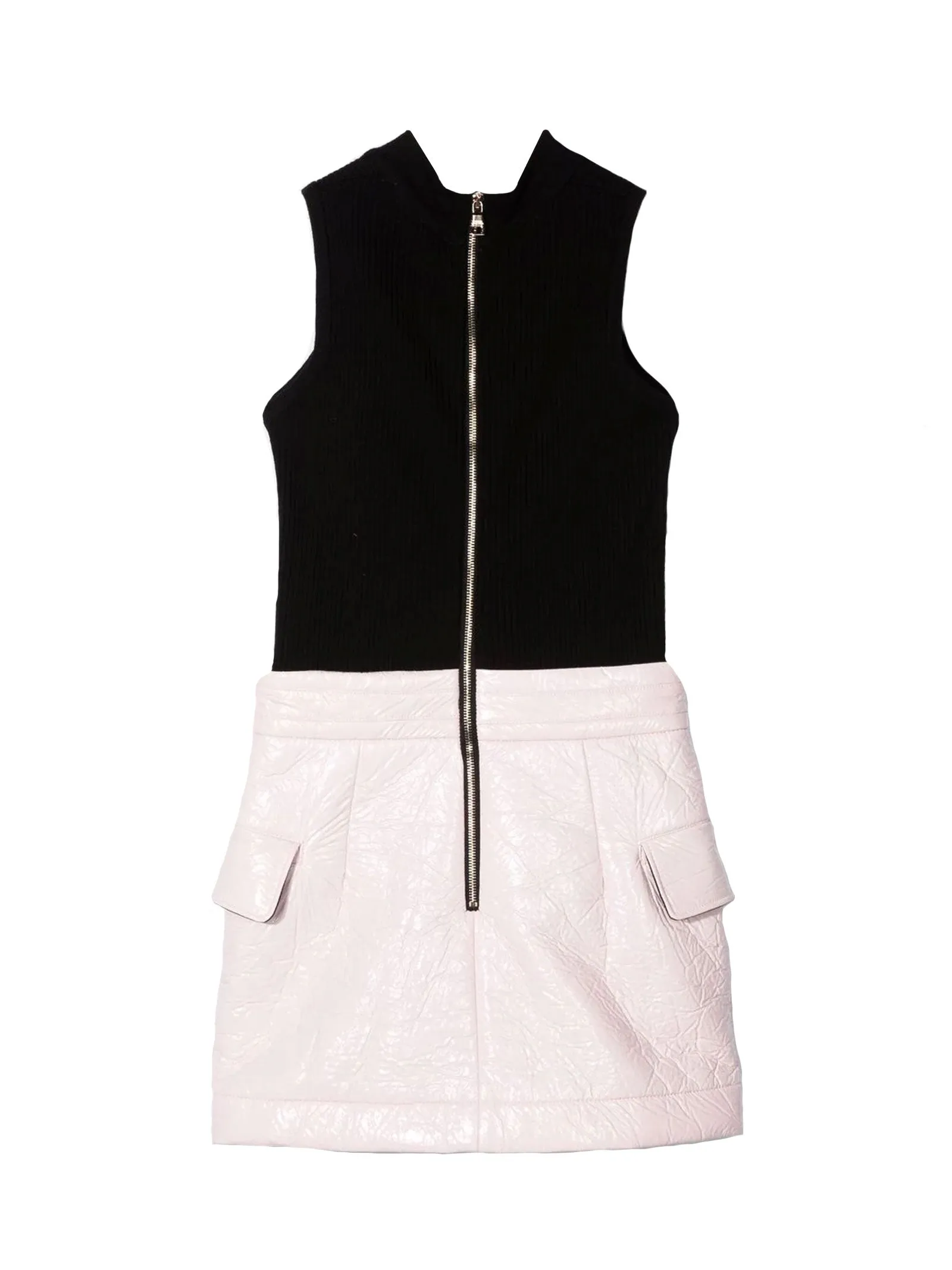 Balmain Kids Panelled Midi Dress