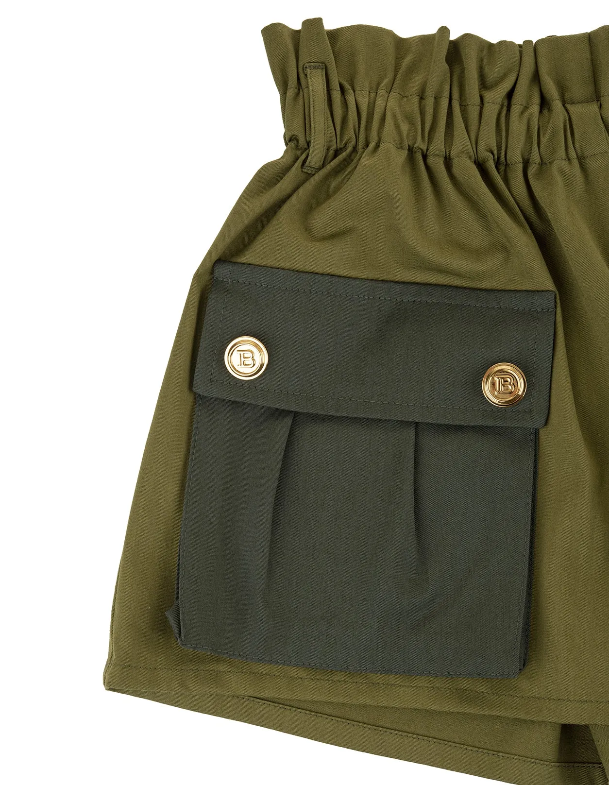 Balmain Kids Paperbag Waist Shorts
