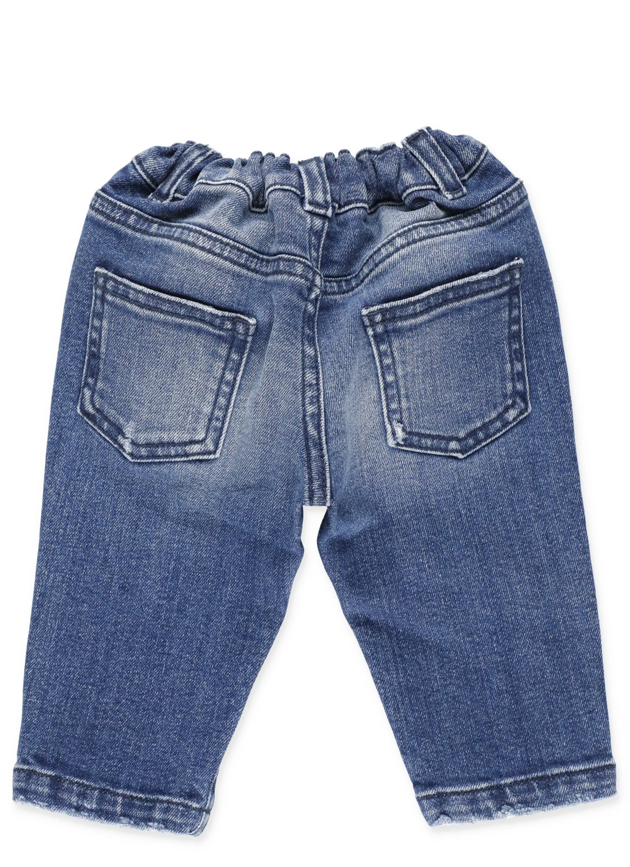 Balmain Kids Stud Embellished Jeans
