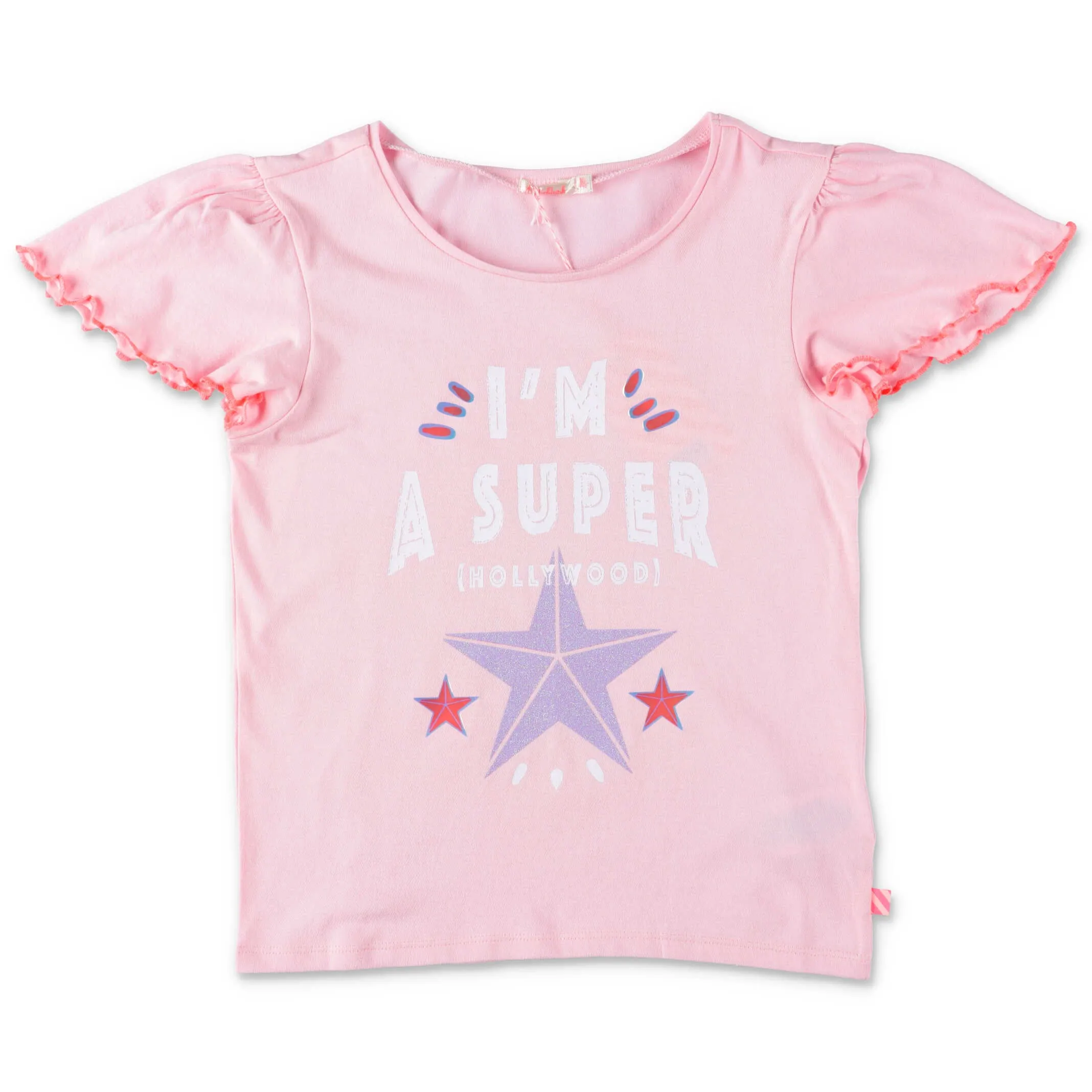 Billieblush Glittered Star Crewneck T-Shirt