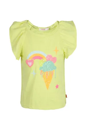 Billieblush Graphic Printed Sleeveless Crewneck T-Shirt