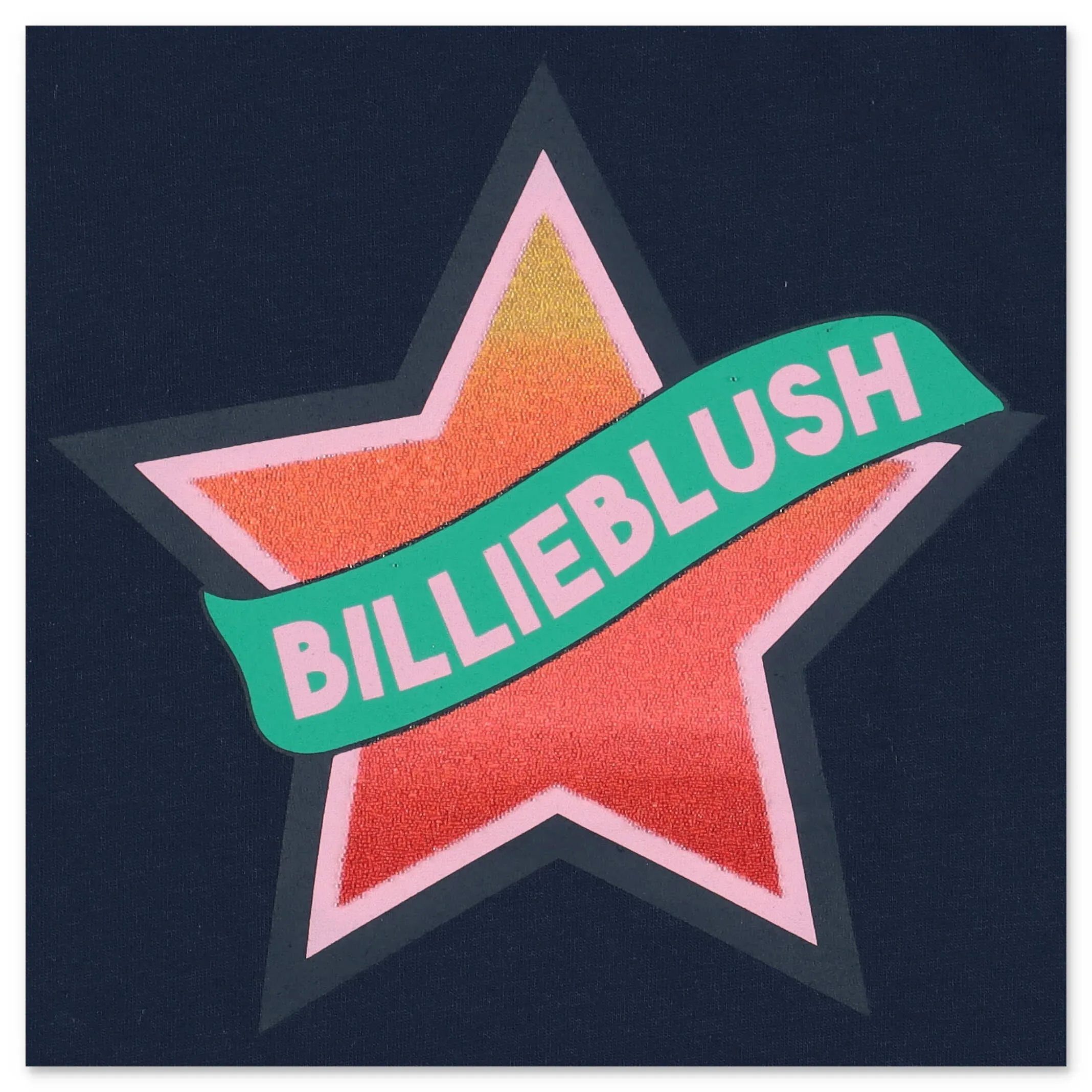 Billieblush Star Print Crewneck T-Shirt