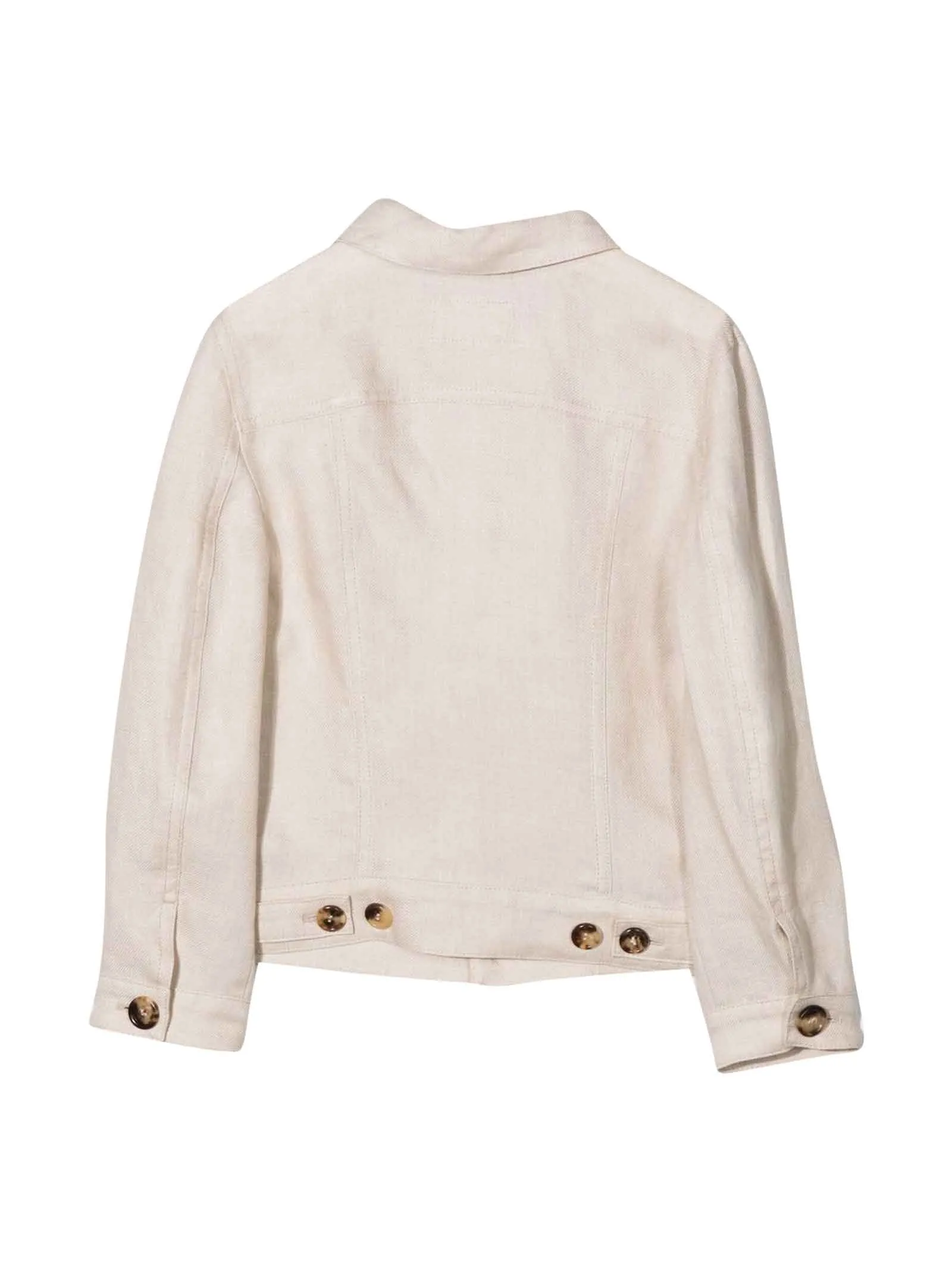 Brunello Cucinelli Kids Buttoned Denim Jacket