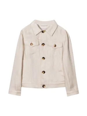 Brunello Cucinelli Kids Buttoned Denim Jacket