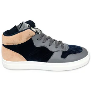 Brunello Cucinelli Kids Colour Block High-Top Sneakers