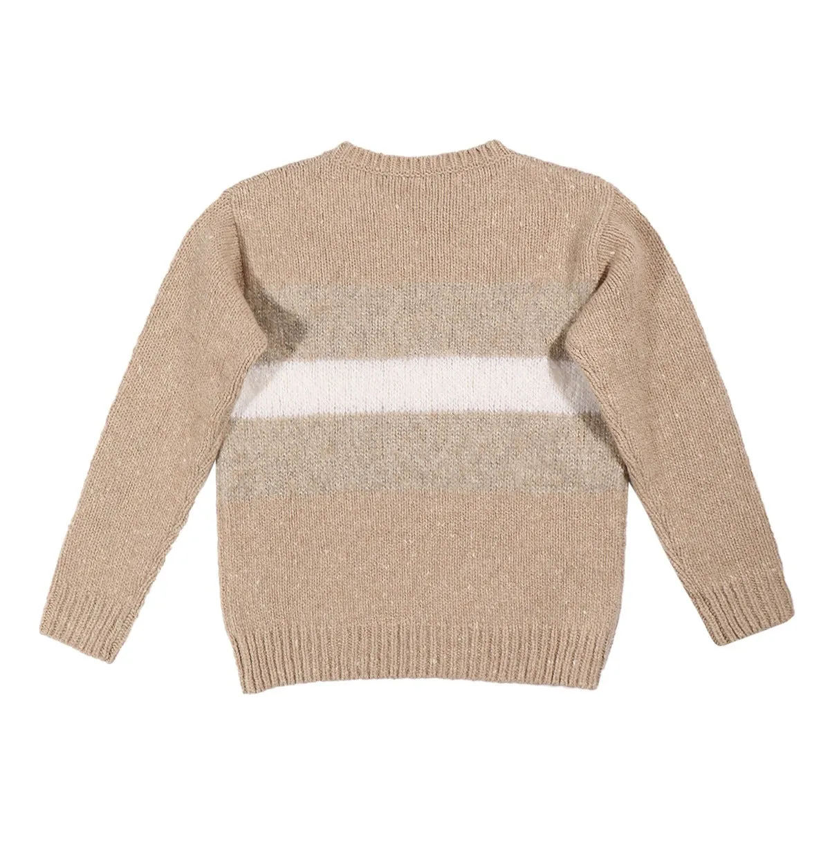 Brunello Cucinelli Kids Contrast Stripe Detail Jumper