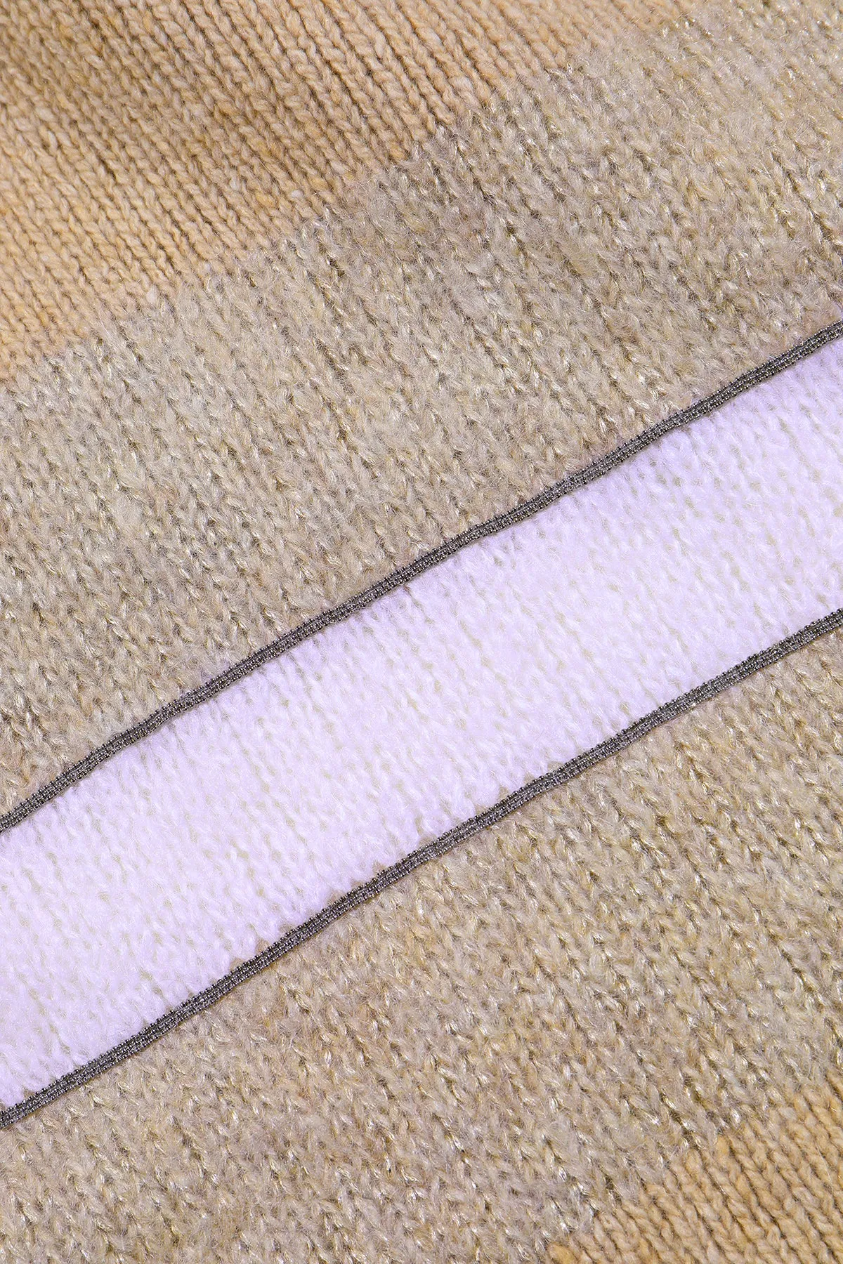 Brunello Cucinelli Kids Contrast Stripe Detail Jumper