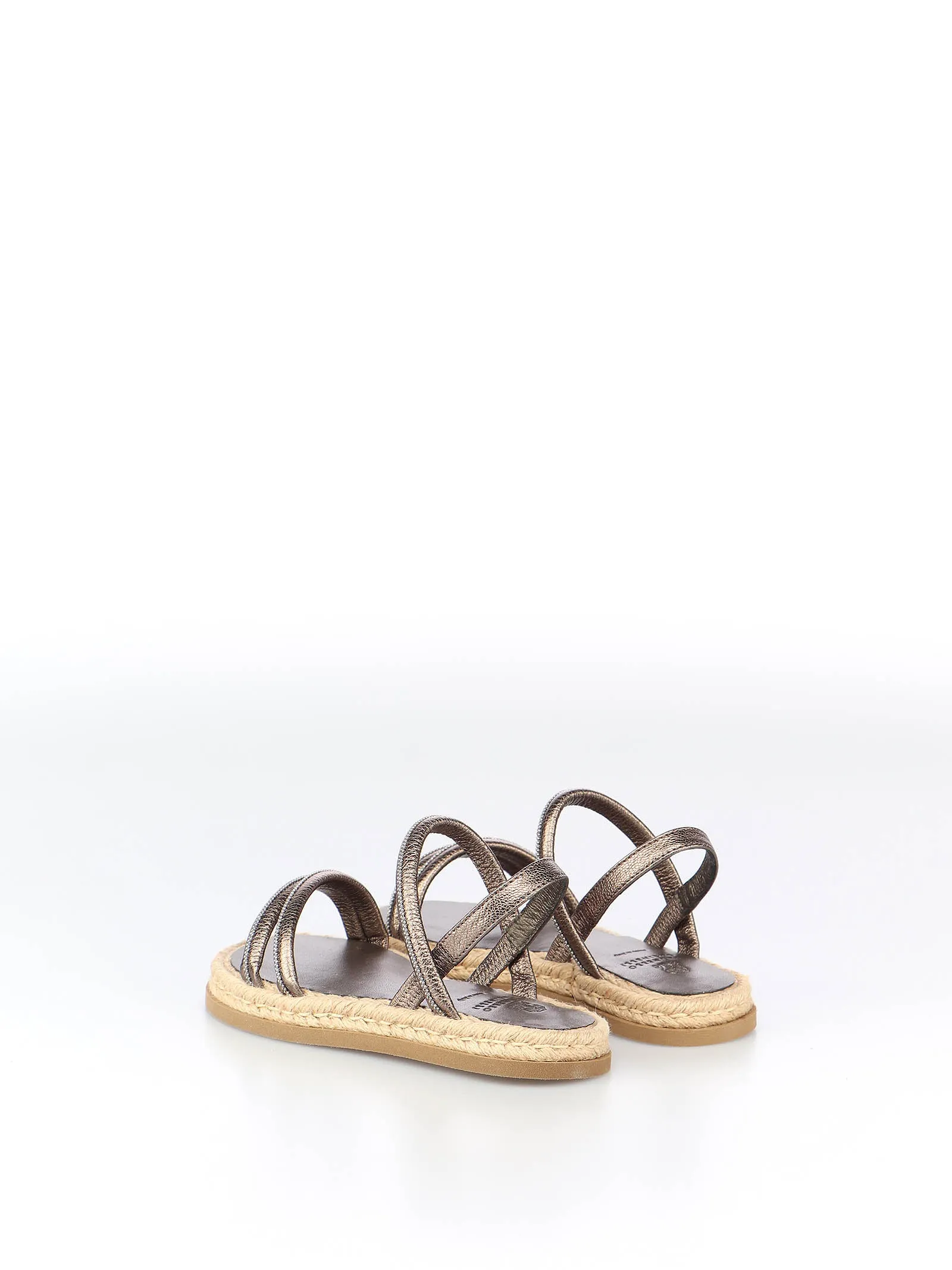 Brunello Cucinelli Kids Strappy Flat Sandals