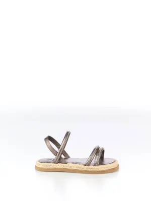Brunello Cucinelli Kids Strappy Flat Sandals
