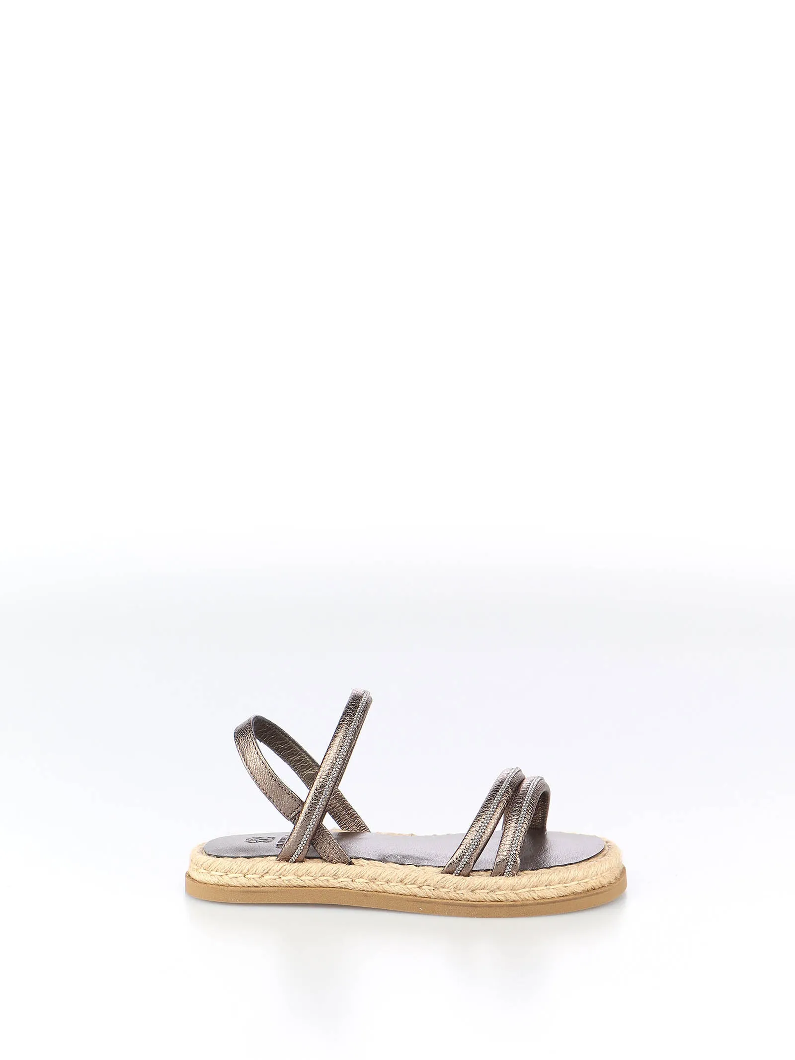 Brunello Cucinelli Kids Strappy Flat Sandals