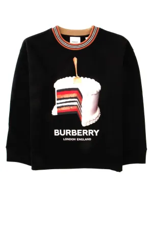 Burberry Kids Cake Print Crewneck Sweatshirt