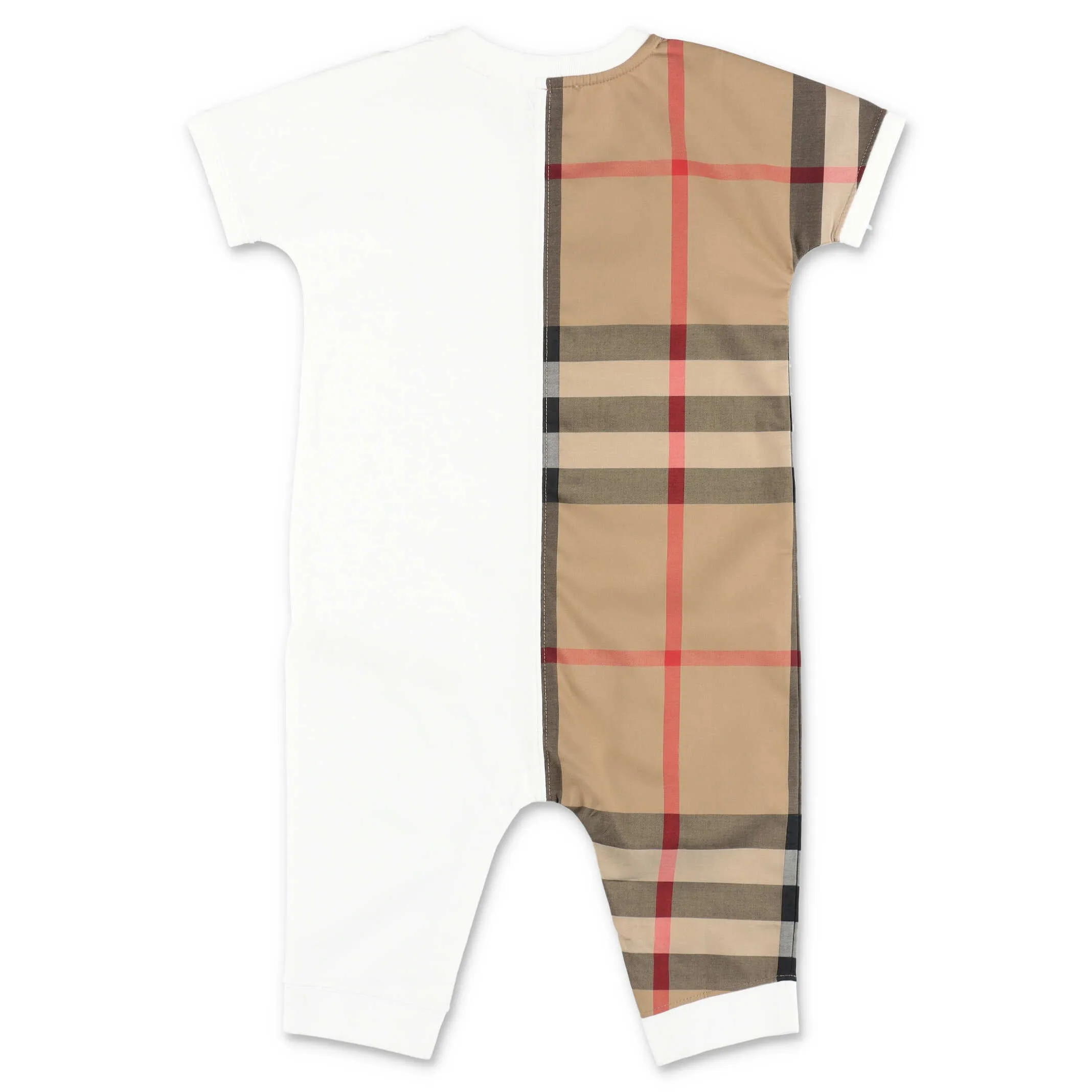 Burberry Kids Check Print Jumpsuit