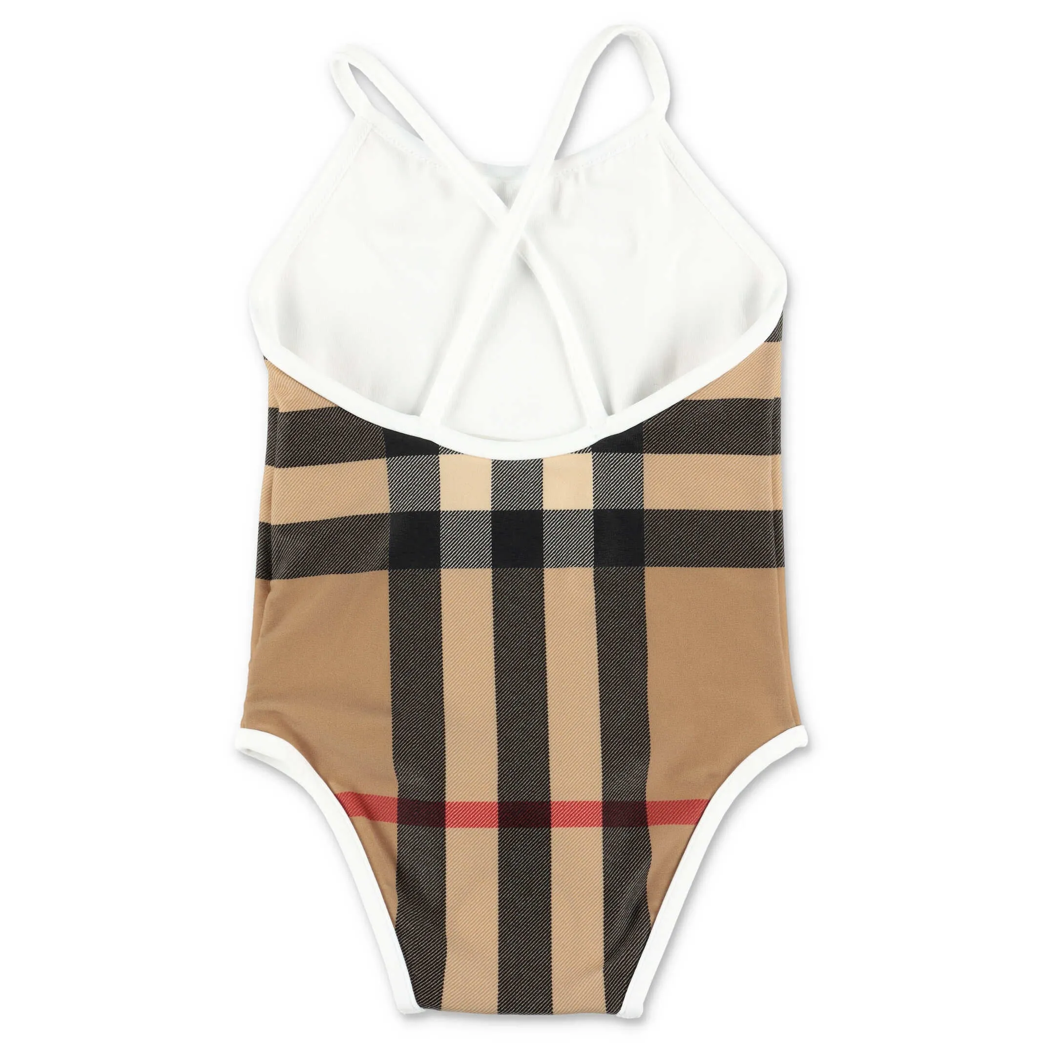 Burberry Kids Check Print Swimsuit
