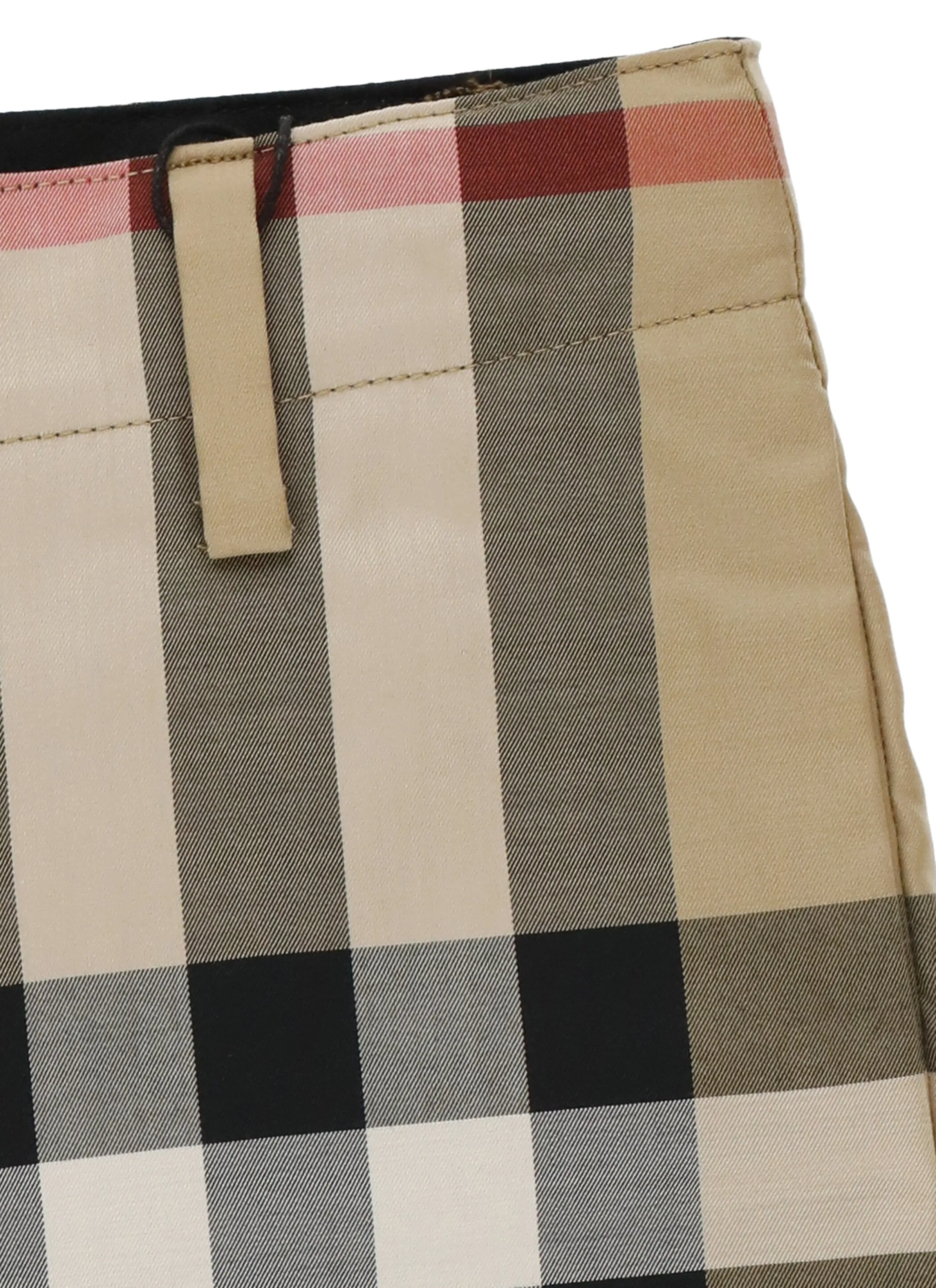 Burberry Kids Check Print Tailored Shorts