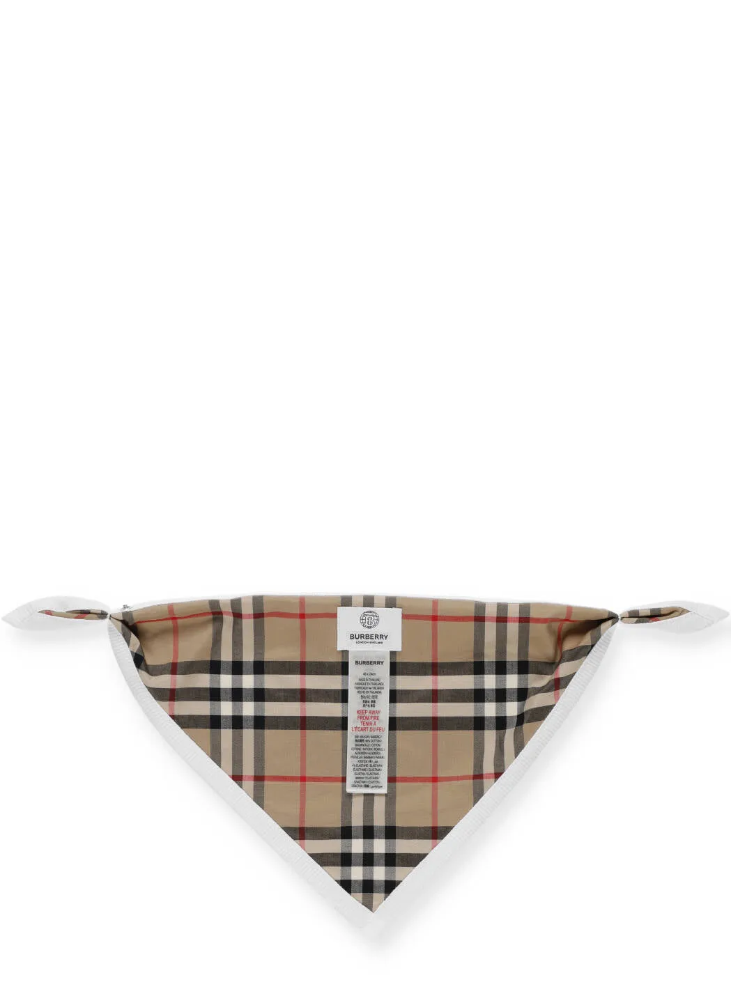 Burberry Kids Check Trim Three-Piece Baby Romper Set
