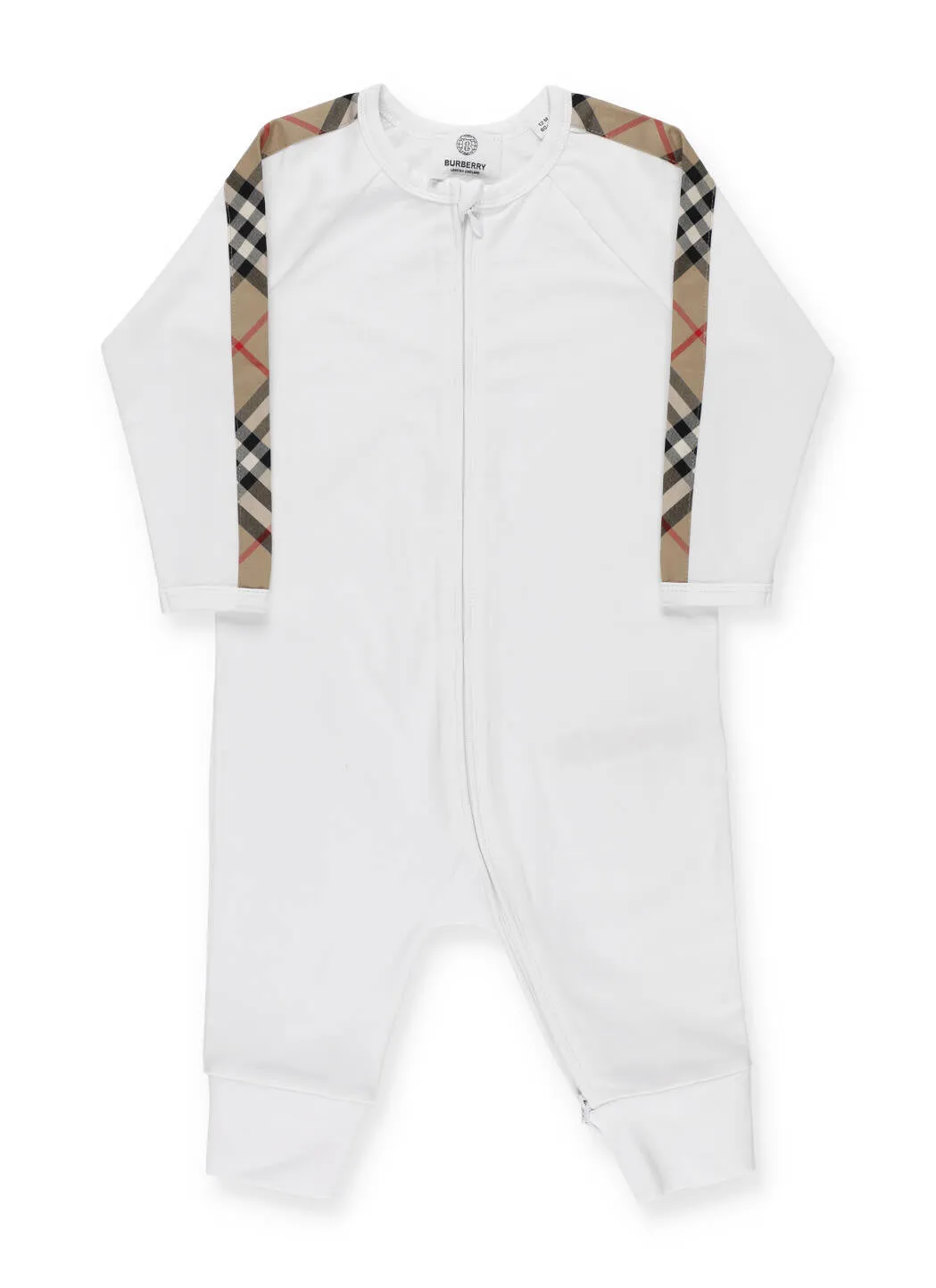 Burberry Kids Check Trim Three-Piece Baby Romper Set