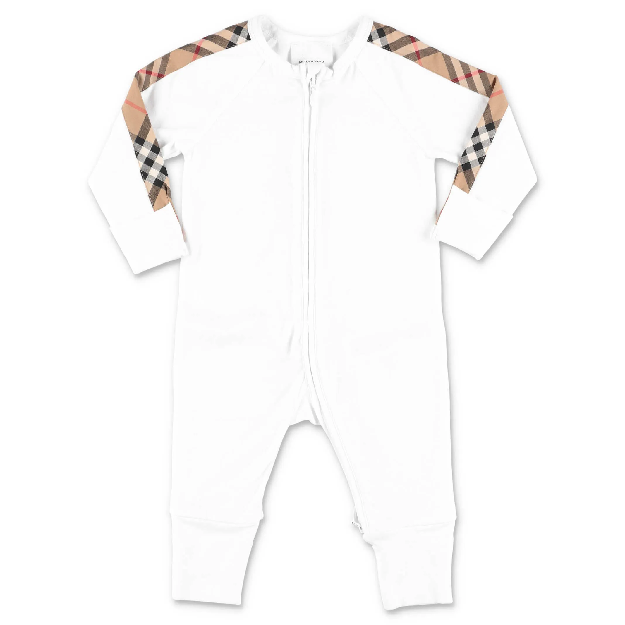 Burberry Kids Check Trim Three-Piece Baby Rompers Set