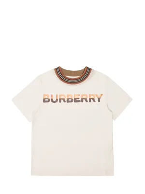 Burberry Kids Confectionery Logo Print T-Shirt