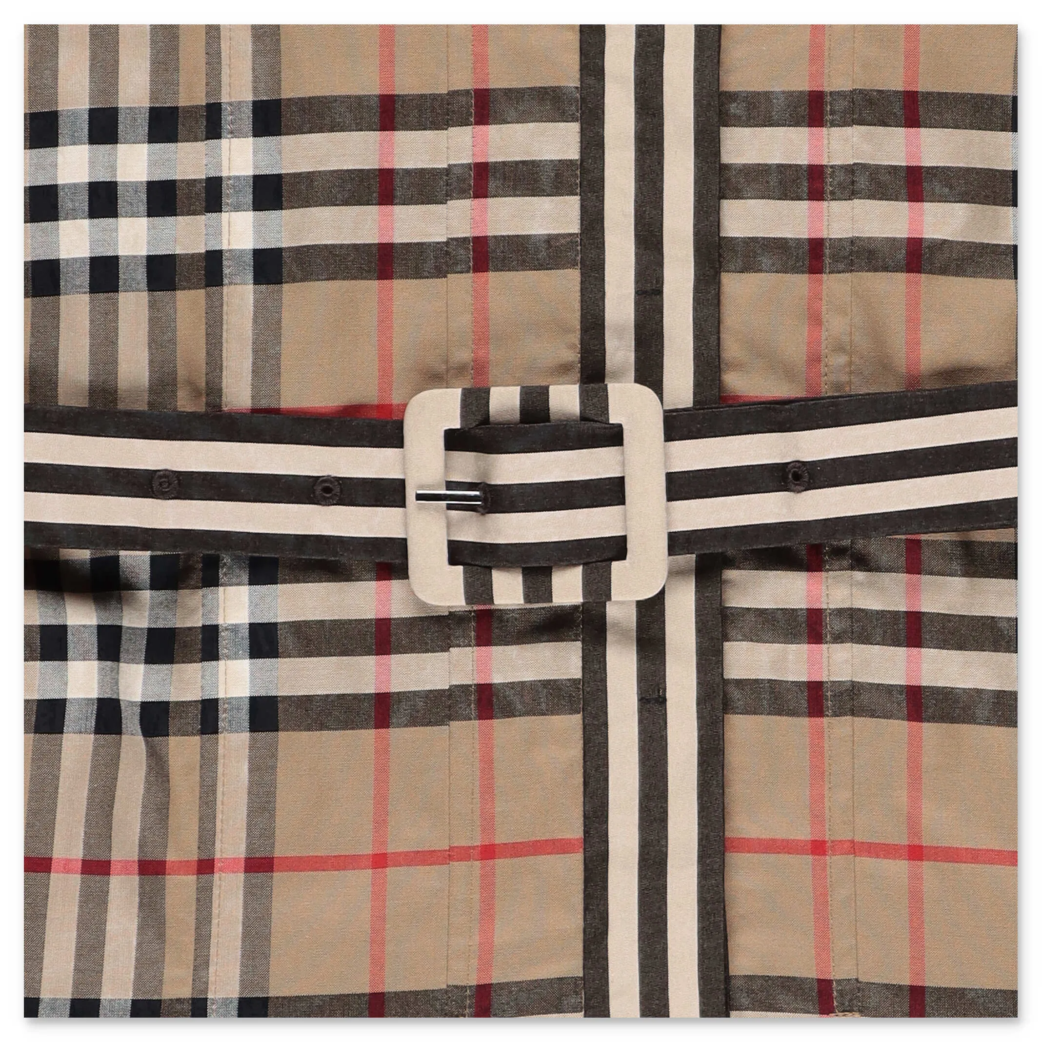 Burberry Kids Contrast Collar Vintage Check Dress