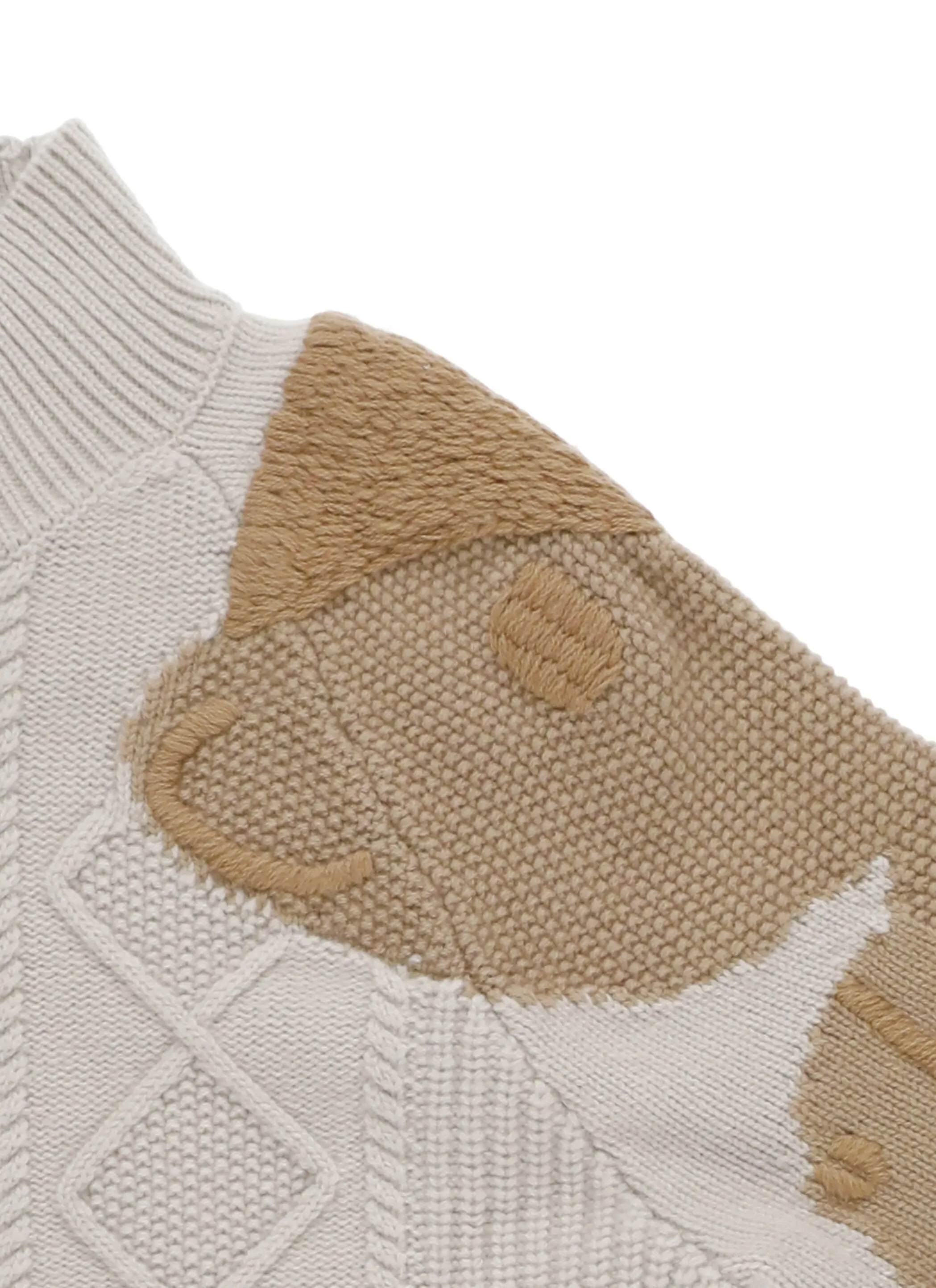 Burberry Kids High Neck Knit Dress