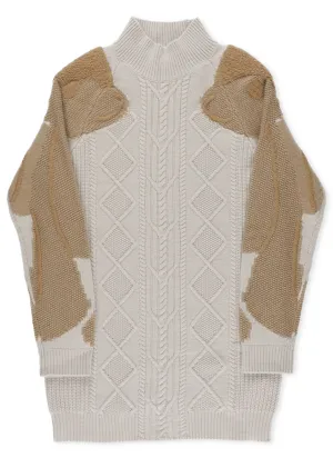 Burberry Kids High Neck Knit Dress