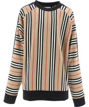 Burberry Kids Icon Stripe Print Sweatshirt