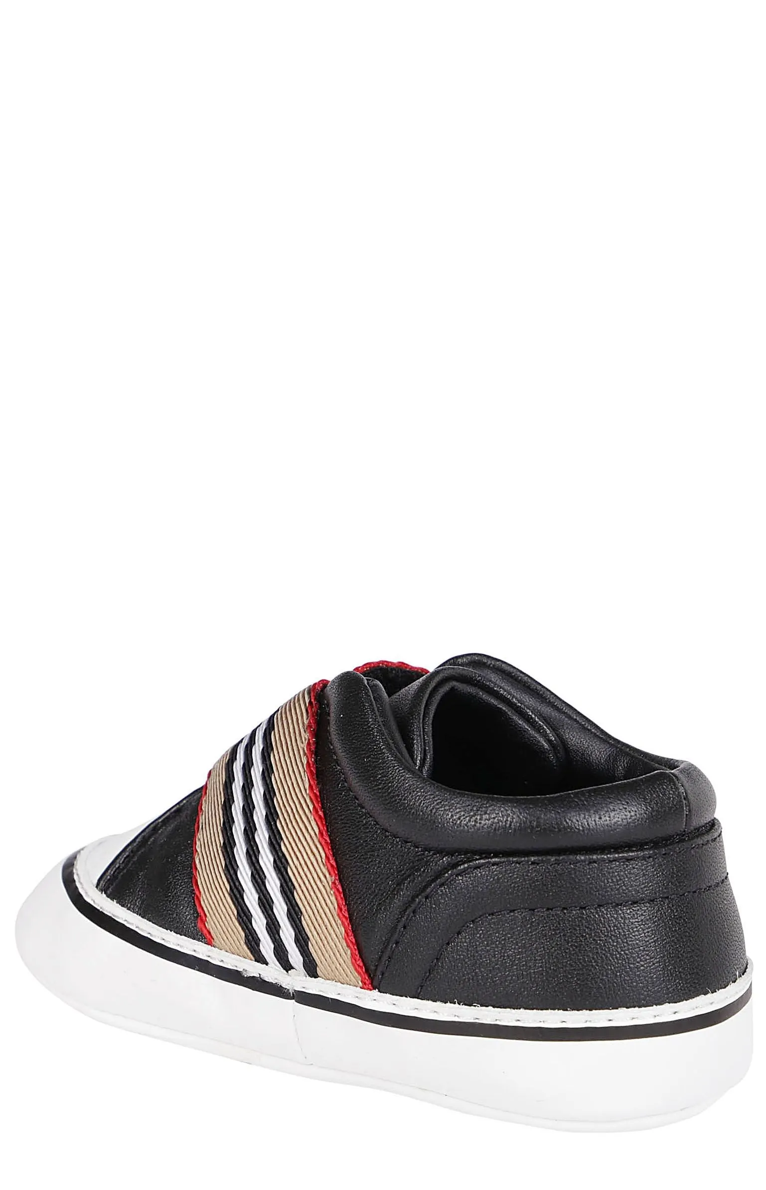 Burberry Kids Icon Stripe Strap Sneakers