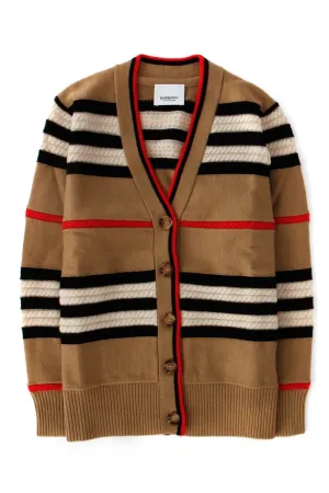 Burberry Kids Icon Striped Cardigan