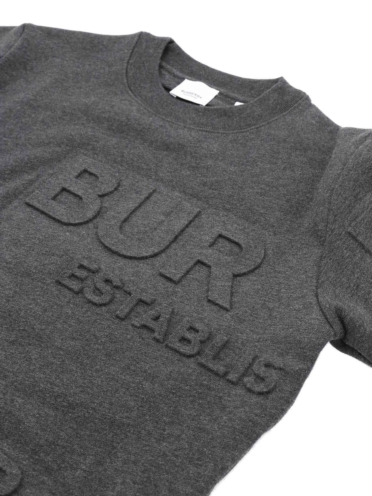Burberry Kids Logo Embossed Sweatshirt