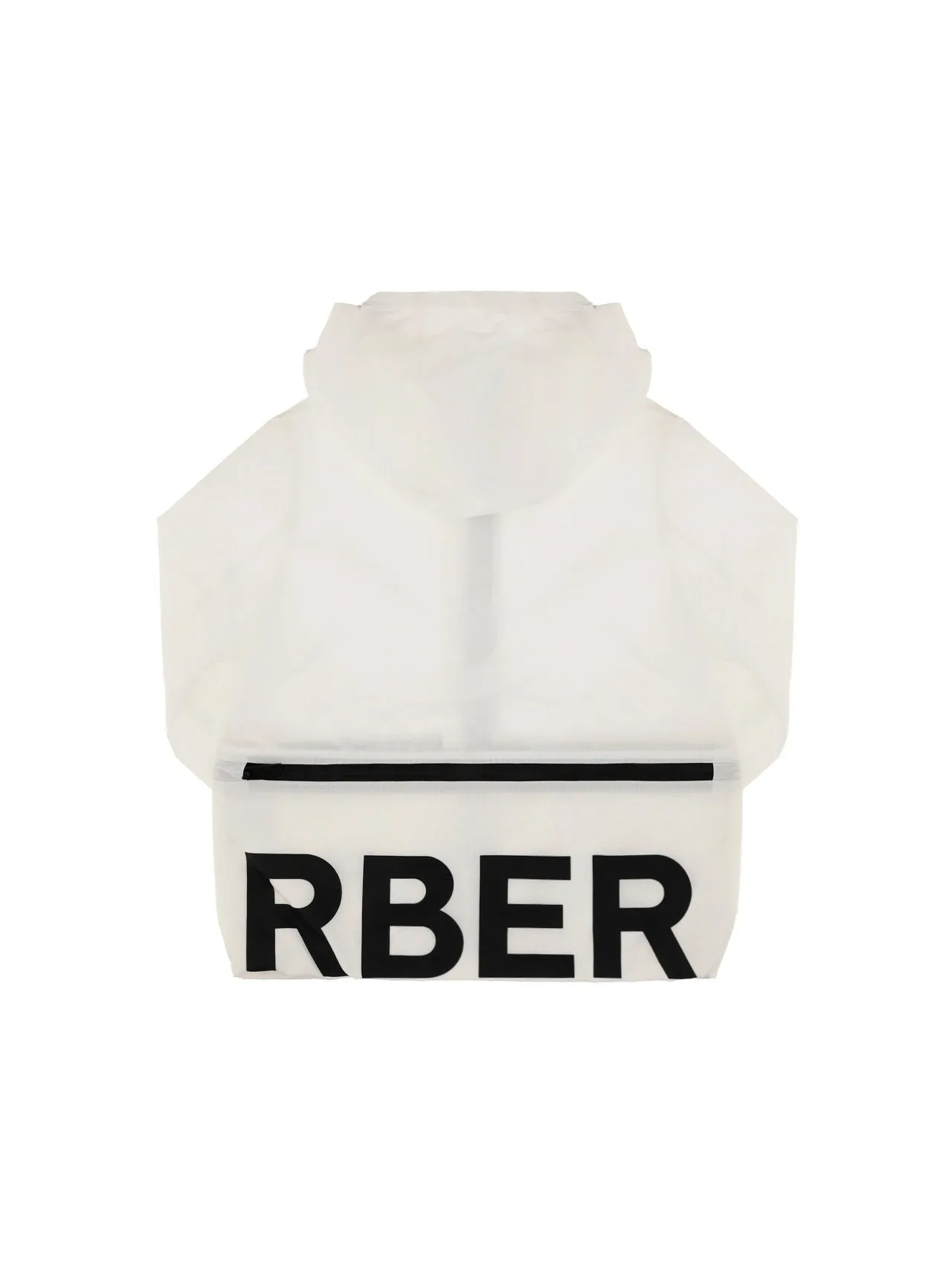 Burberry Kids Logo Print Hooded Jacket