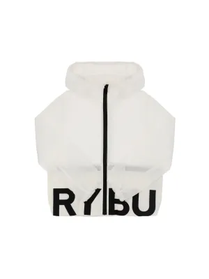 Burberry Kids Logo Print Hooded Jacket