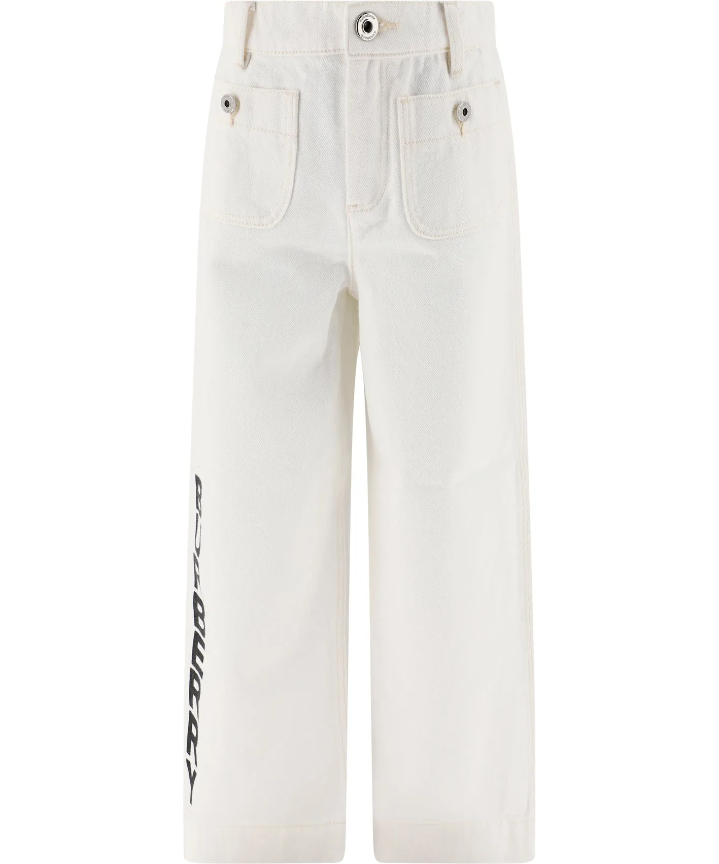 Burberry Kids Logo Print Jeans