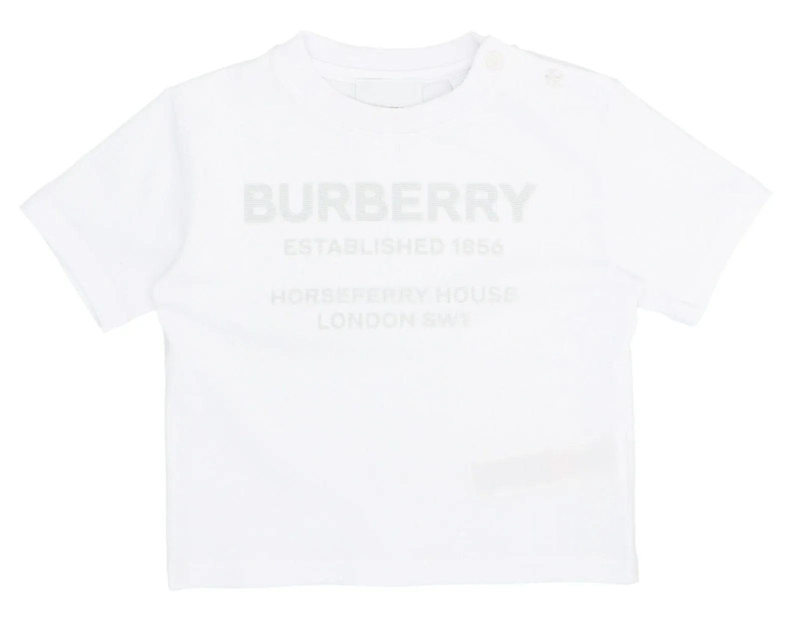 Burberry Kids Logo Printed Crewneck T-Shirt