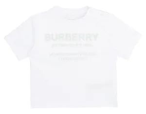 Burberry Kids Logo Printed Crewneck T-Shirt