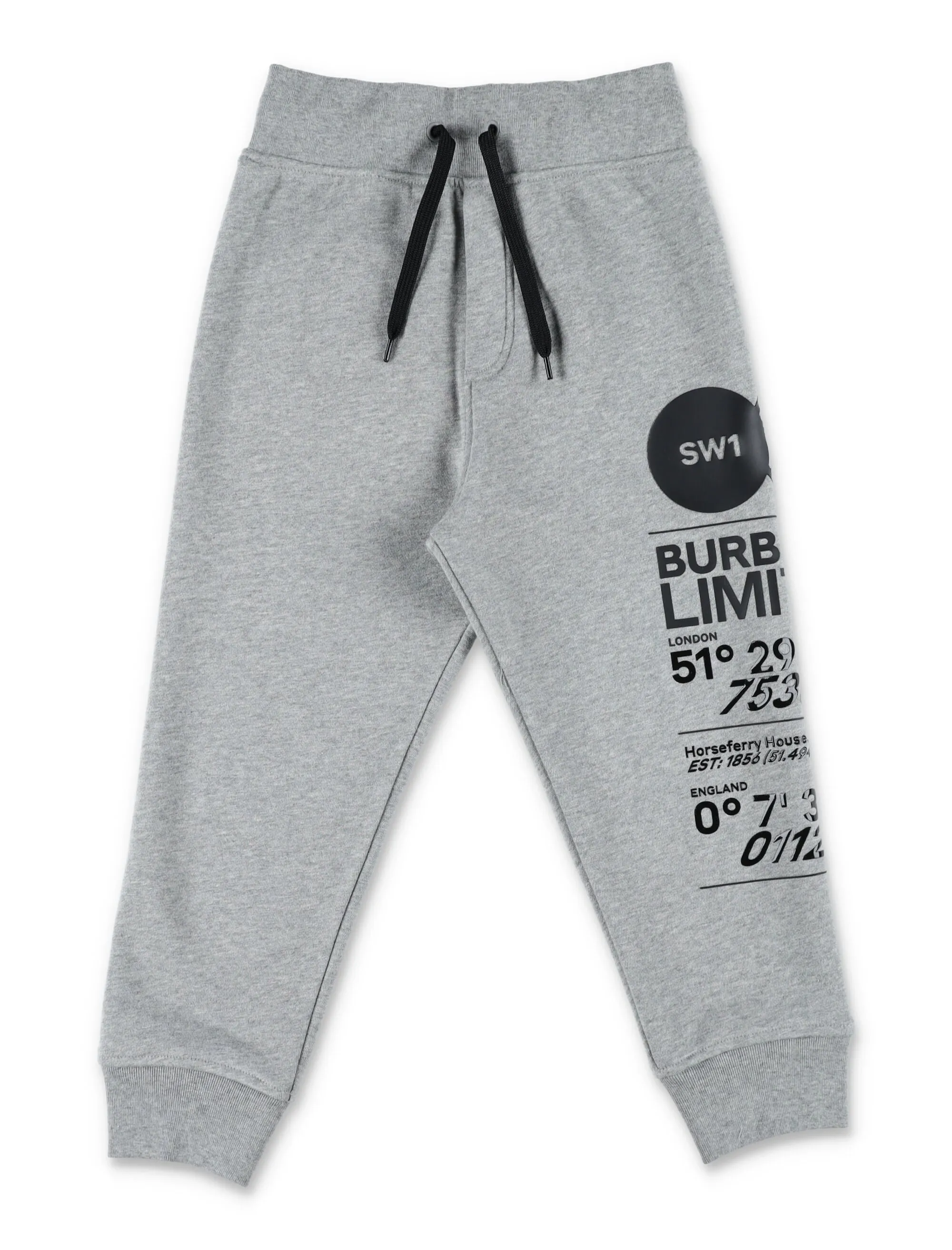 Burberry Kids Logo Printed Drawstring Track Pants