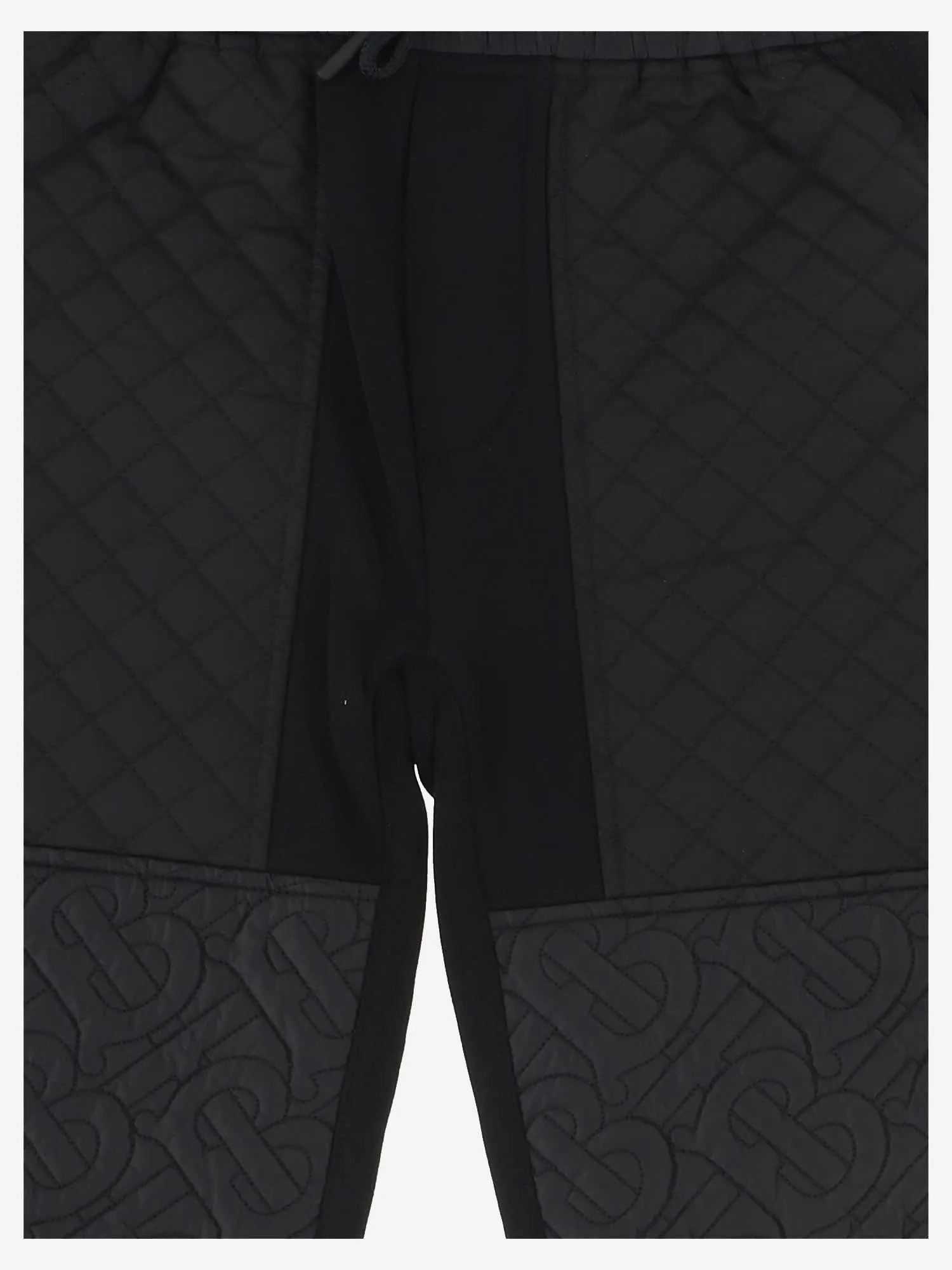 Burberry Kids Monogram Quilted Panel Jogging Pants