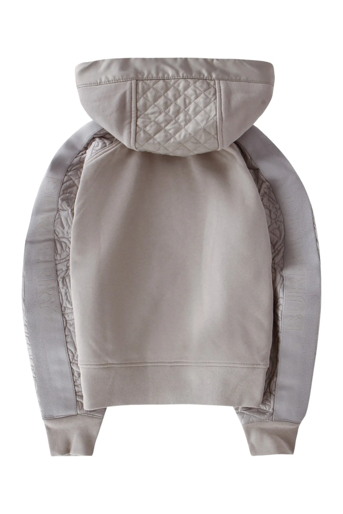 Burberry Kids Quilted Monogram Detail Hoodie