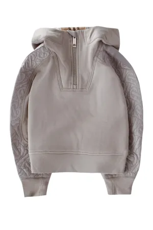 Burberry Kids Quilted Monogram Detail Hoodie