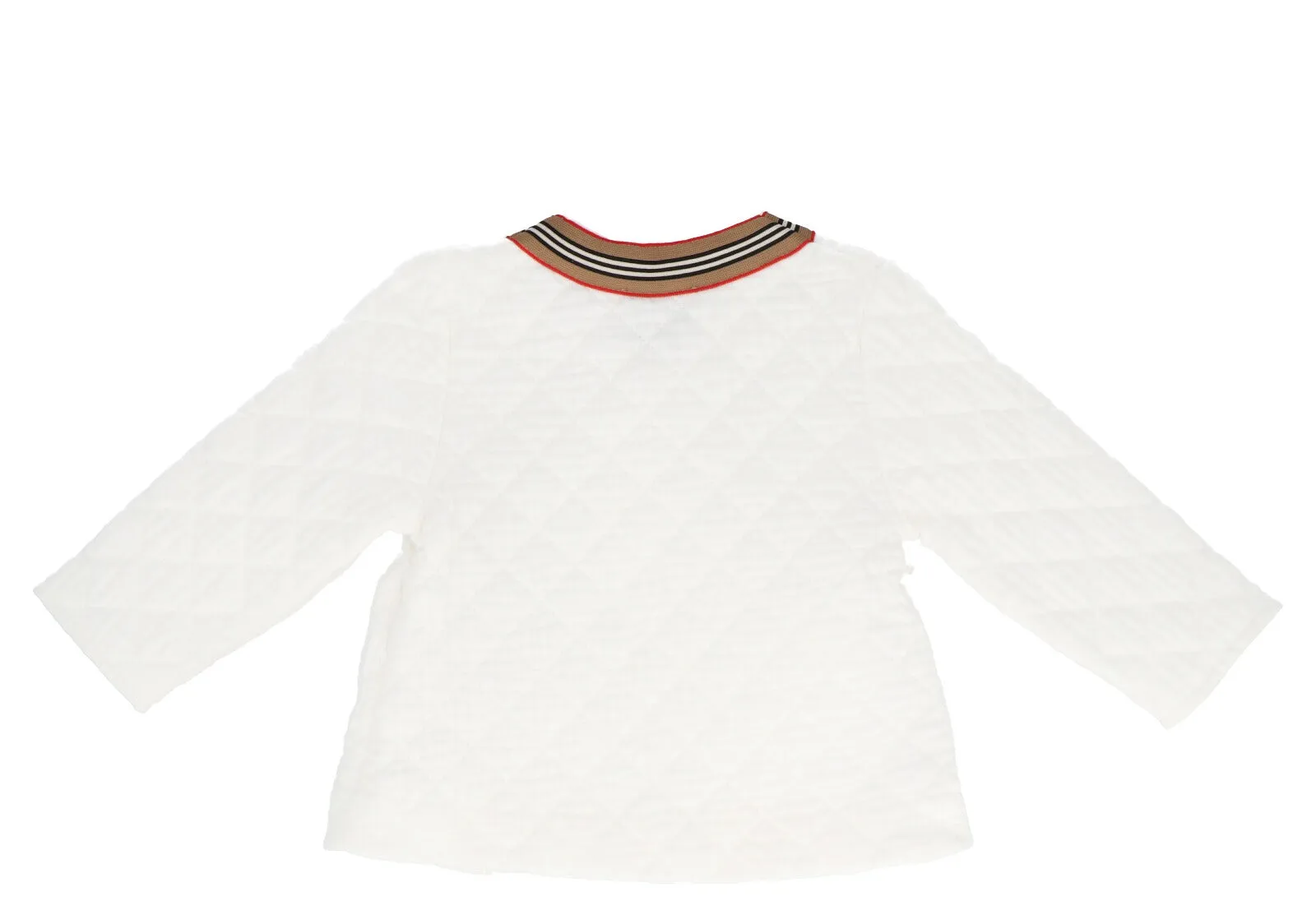 Burberry Kids Quilted Wrap Jacket