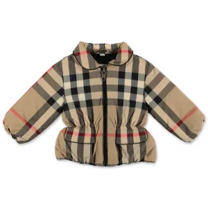 Burberry Kids Vintage Check Print Puffer Jacket