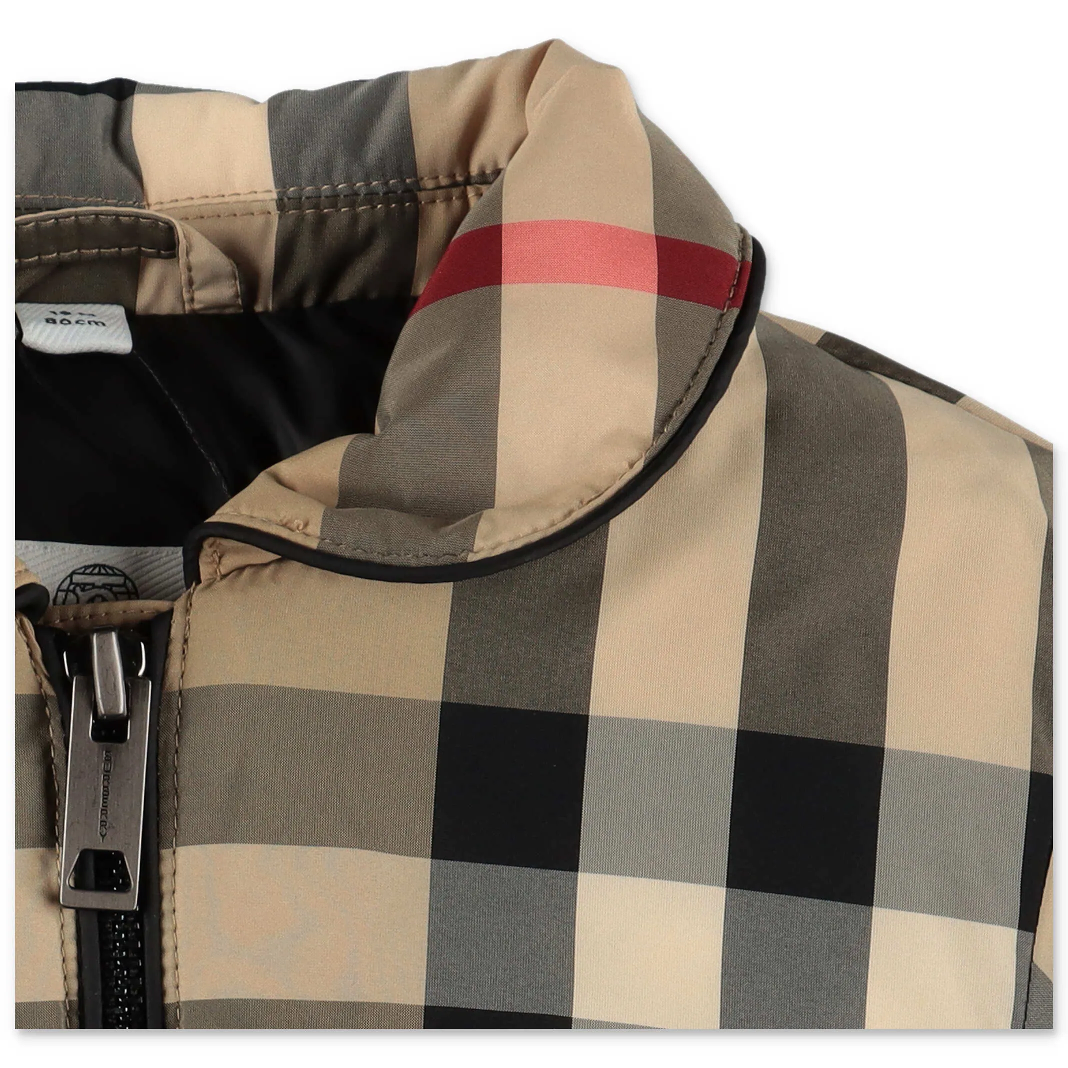 Burberry Kids Vintage Check Print Puffer Jacket