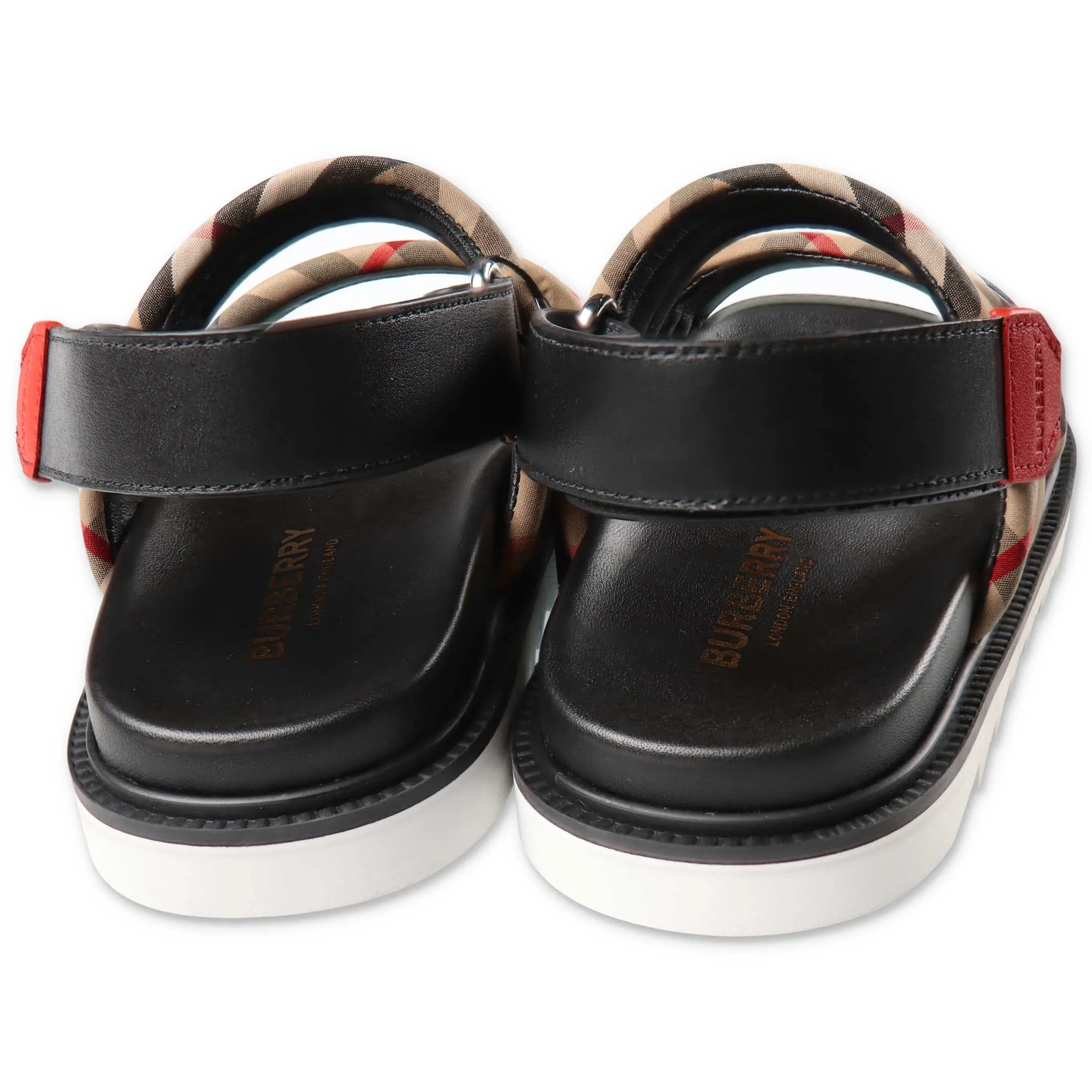 Burberry Kids Vintage Check Strapped Sandals