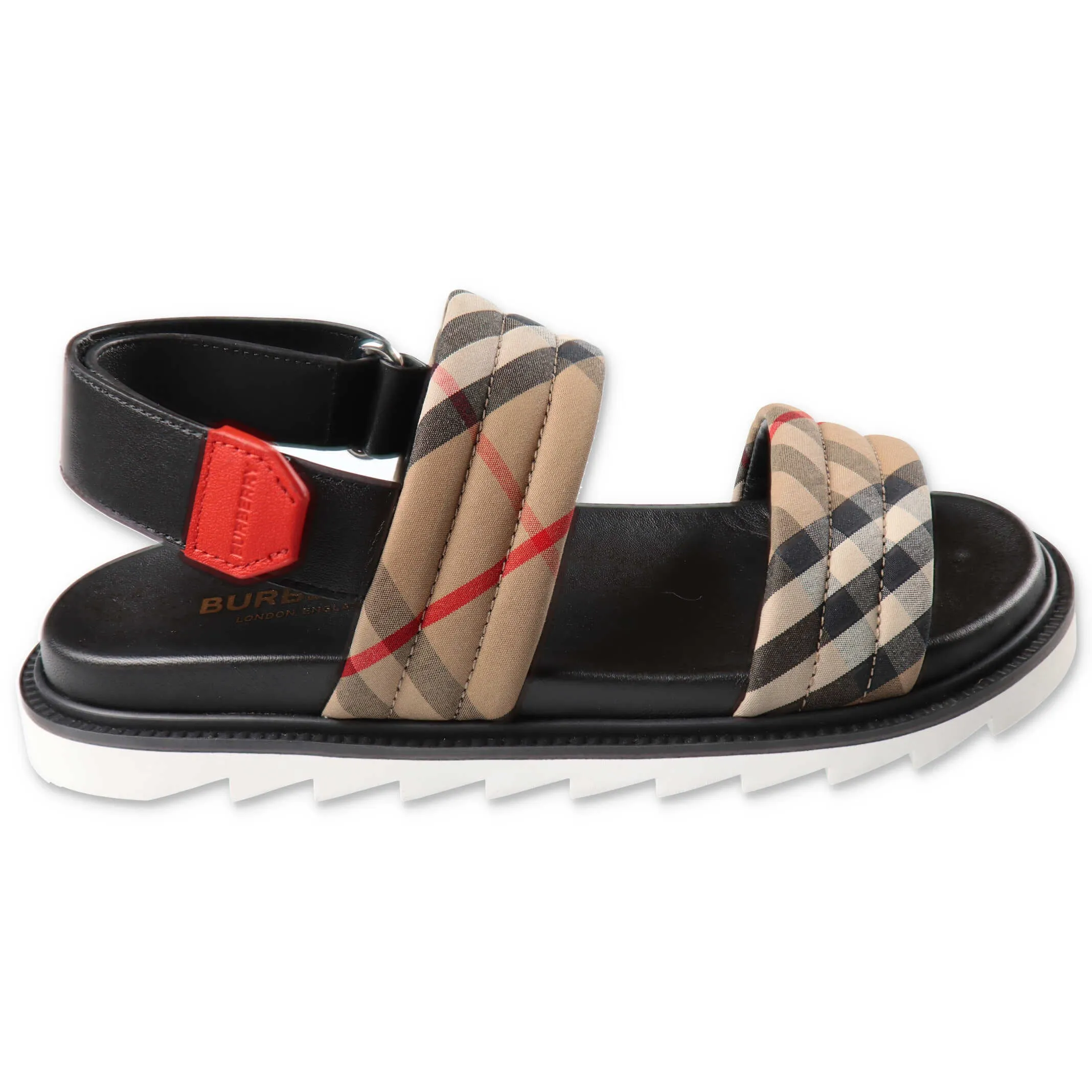 Burberry Kids Vintage Check Strapped Sandals
