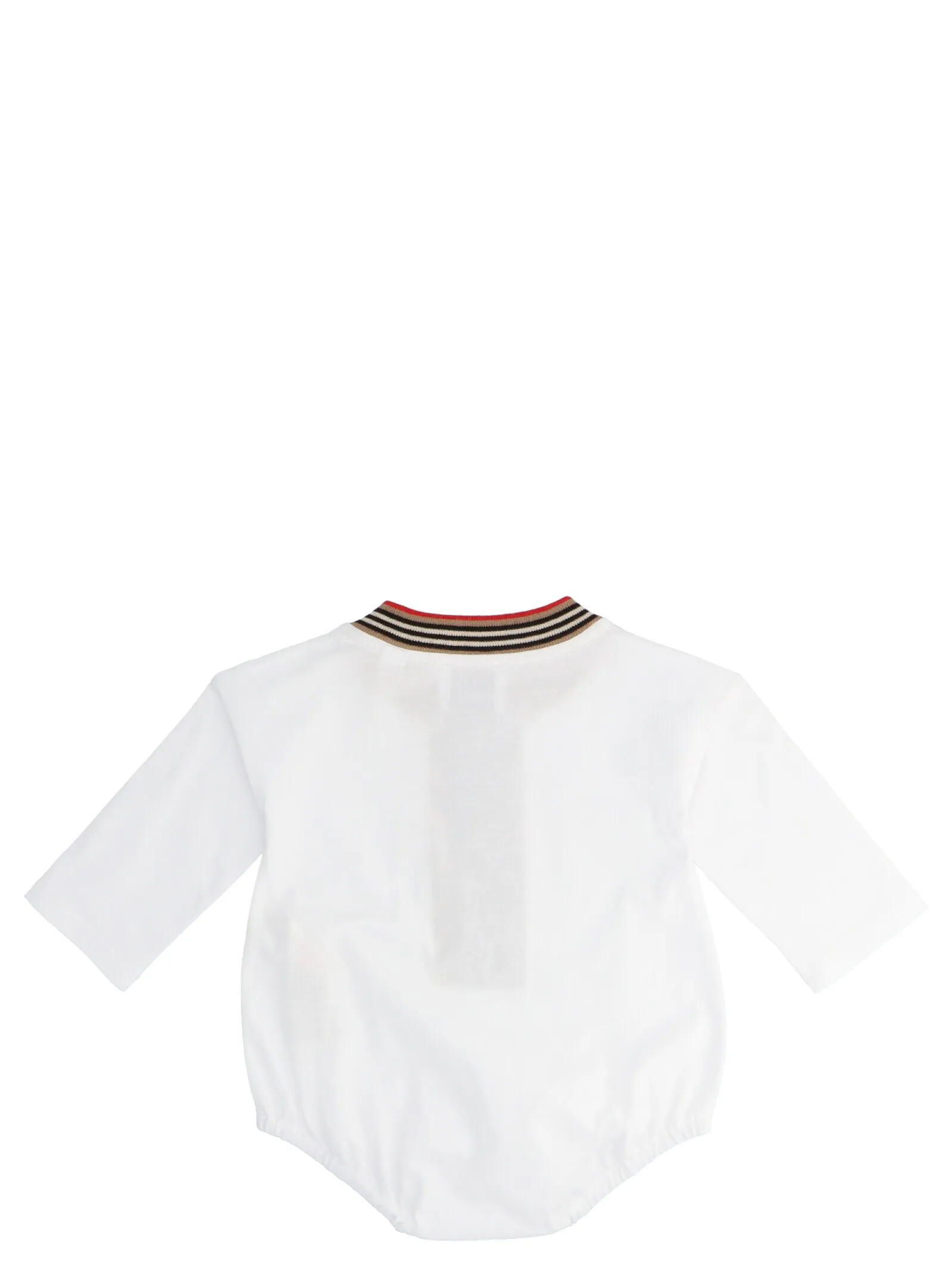 Burberry Kids Vintage Check Trim Bodysuit