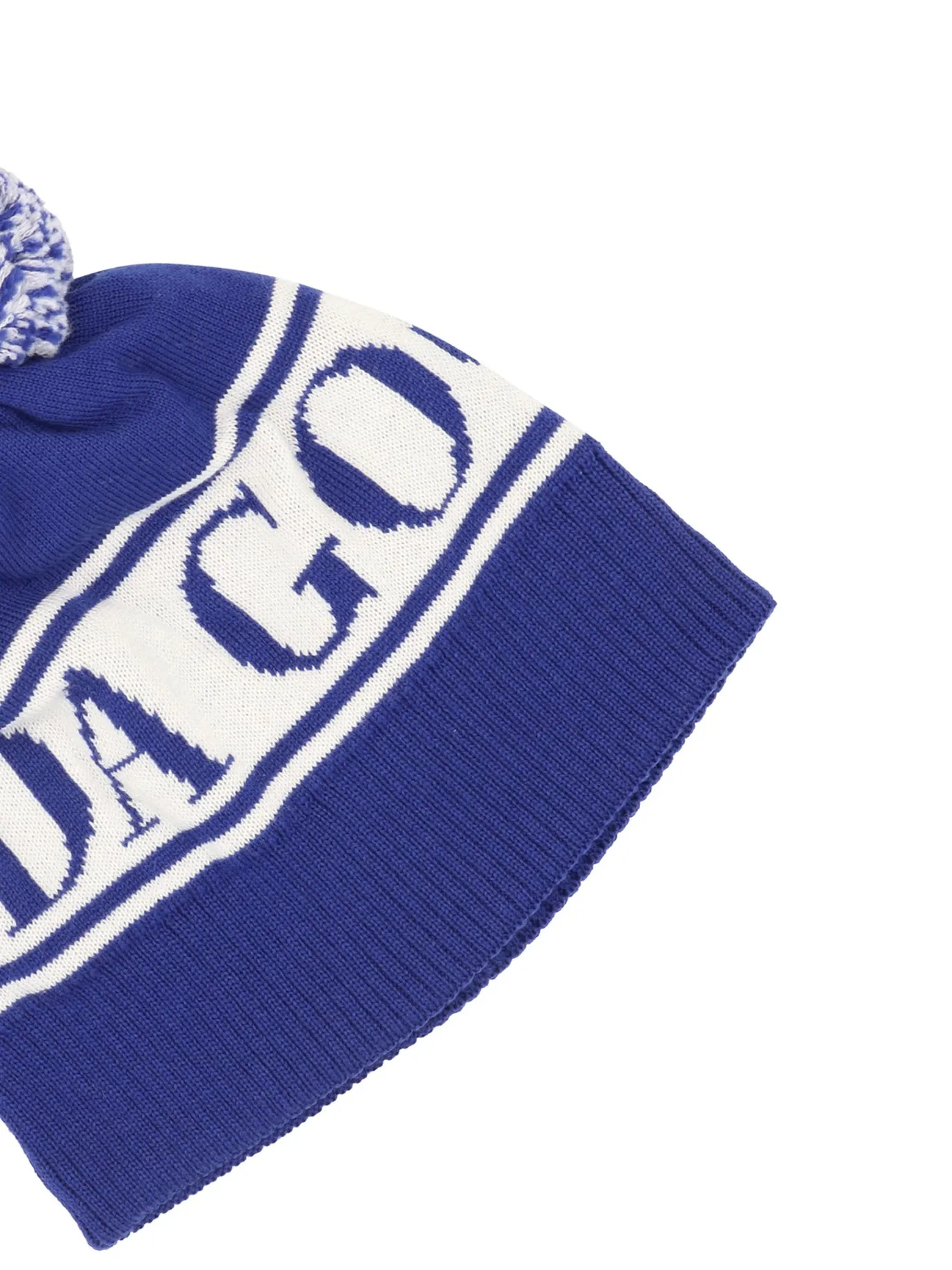 Canada Goose Kids Logo Intarsia Pompom Beanie