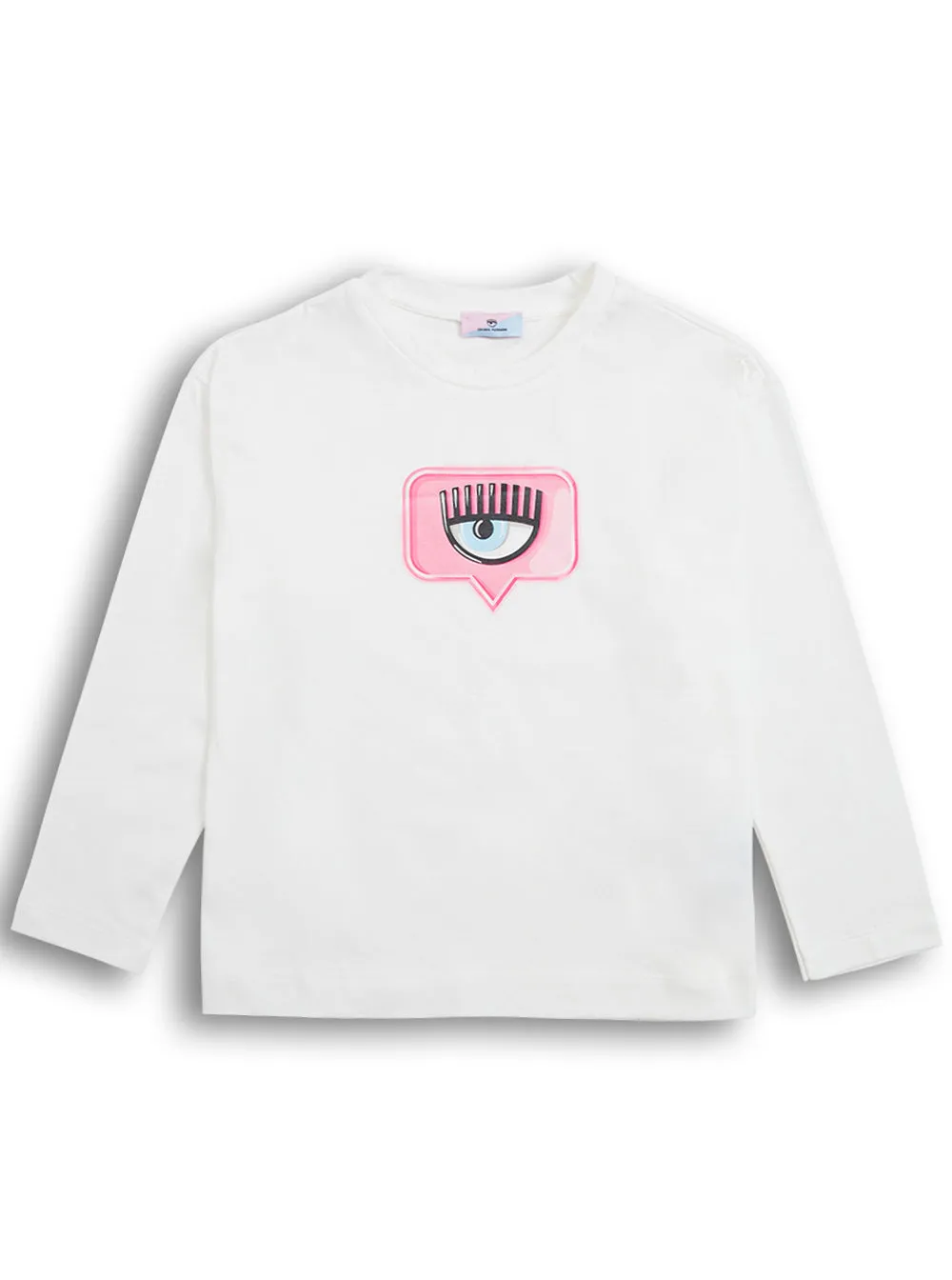Chiara Ferragni Kids Eyelike Detailed T-Shirt