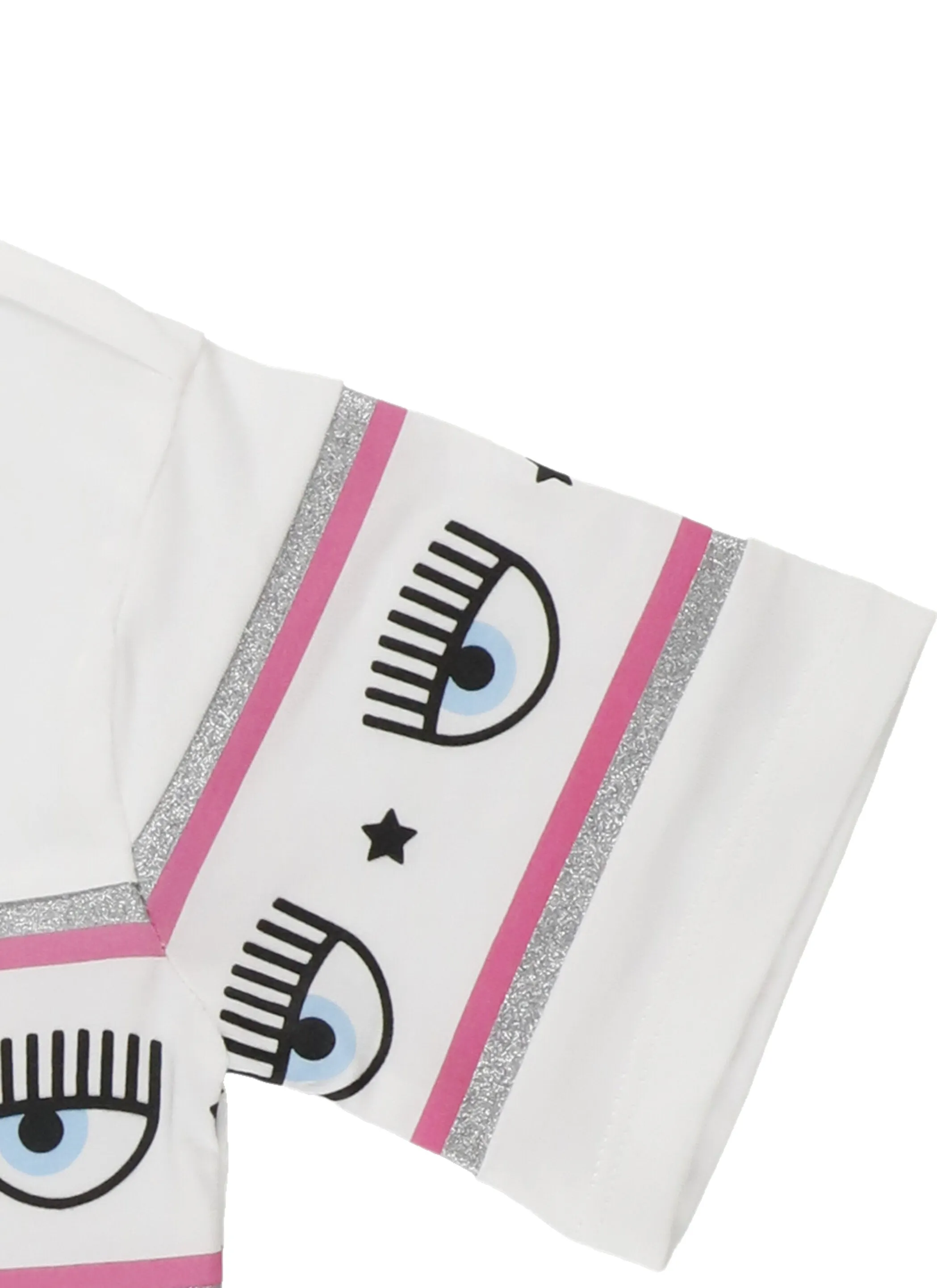 Chiara Ferragni Kids Logomania Print Crewneck T-Shirt