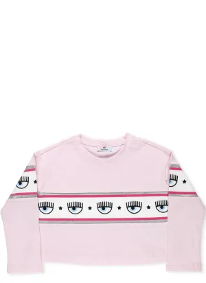Chiara Ferragni Kids Maxi-Logomania T-Shirt