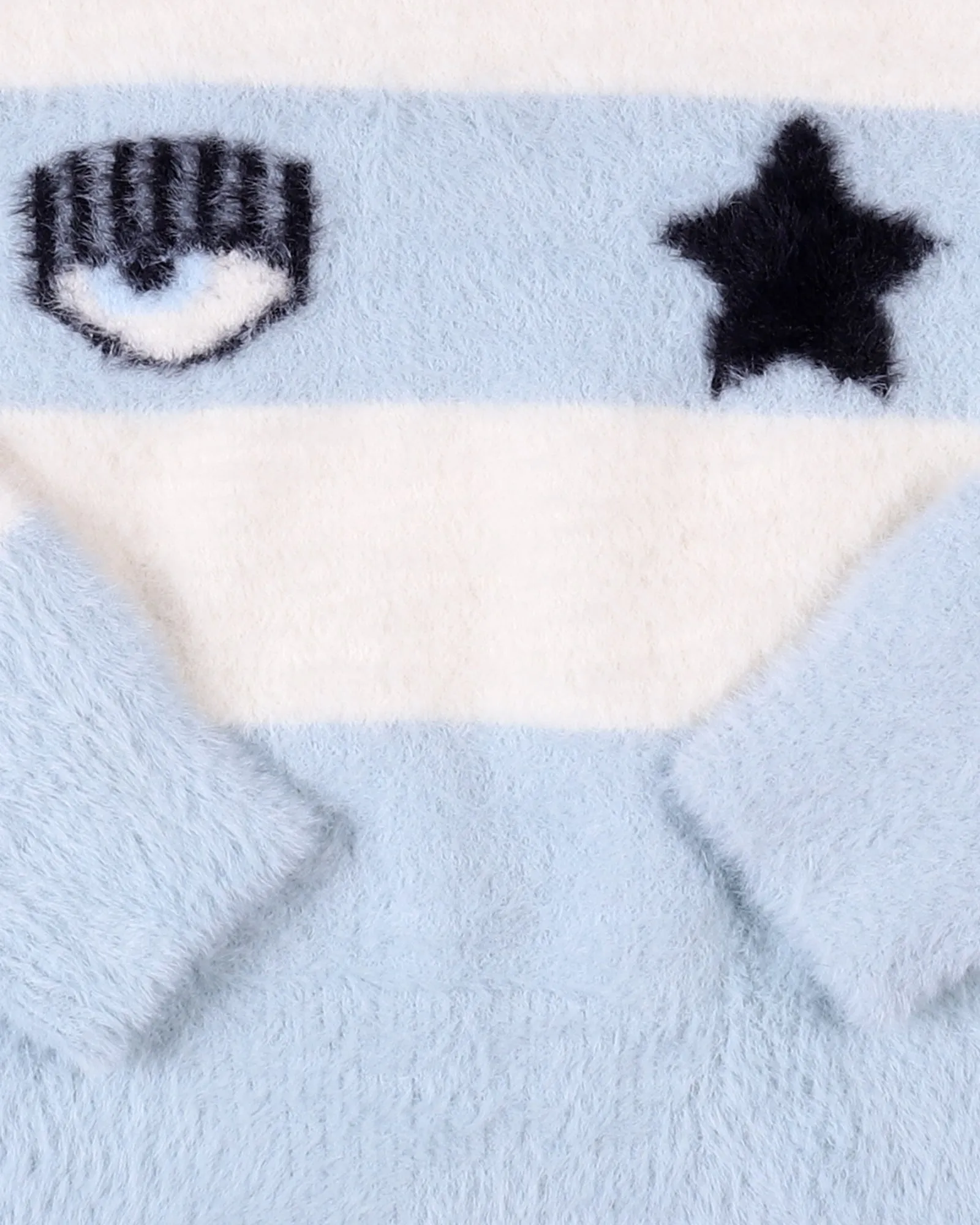 Chiara Ferragni Kids Striped Intarsia Jumper