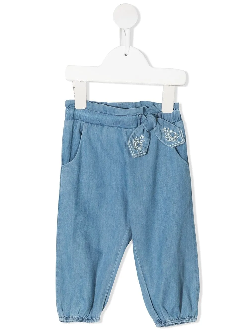 Chlo Kids Bow Detail Denim Jeans